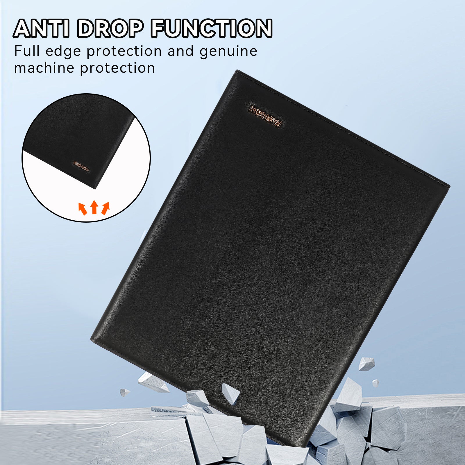 For iPad Pro 12.9 (2022) / (2021) / (2020) / (2018) 2 in 1 Bluetooth Keyboard Tablet Case Leather Stand