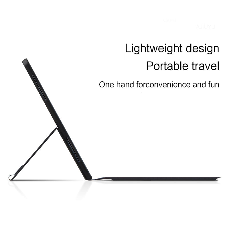For Samsung Galaxy Tab S9 Ultra Leather Stand Cover Wireless Trackpad Keyboard with Backlit