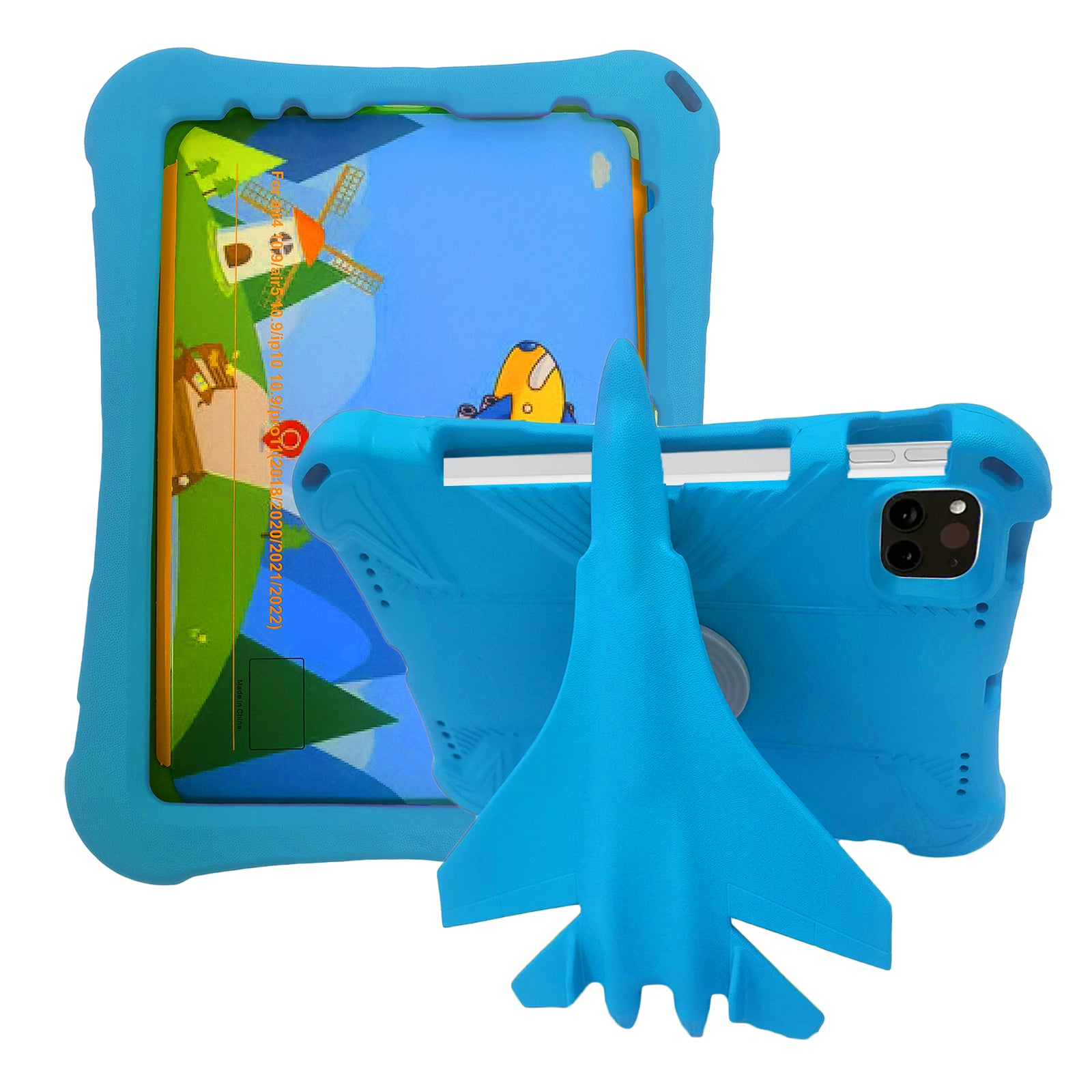 For iPad 10.9 (2022) / iPad Air (2020) / (2022) / iPad Pro 11 (2020) / (2021) / (2022) EVA Case Airplane Style Kickstand