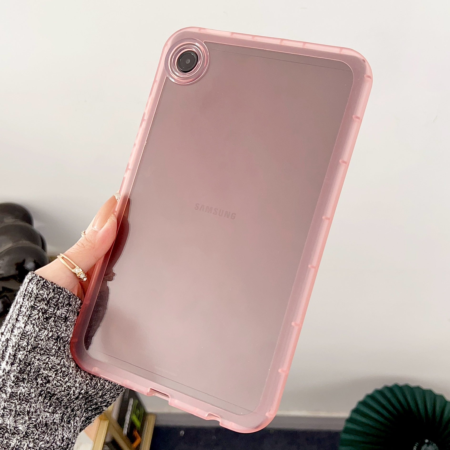 For Samsung Galaxy Tab A9 Clear Case Acrylic+TPU Anti-Scratch Slim-Fit Cover