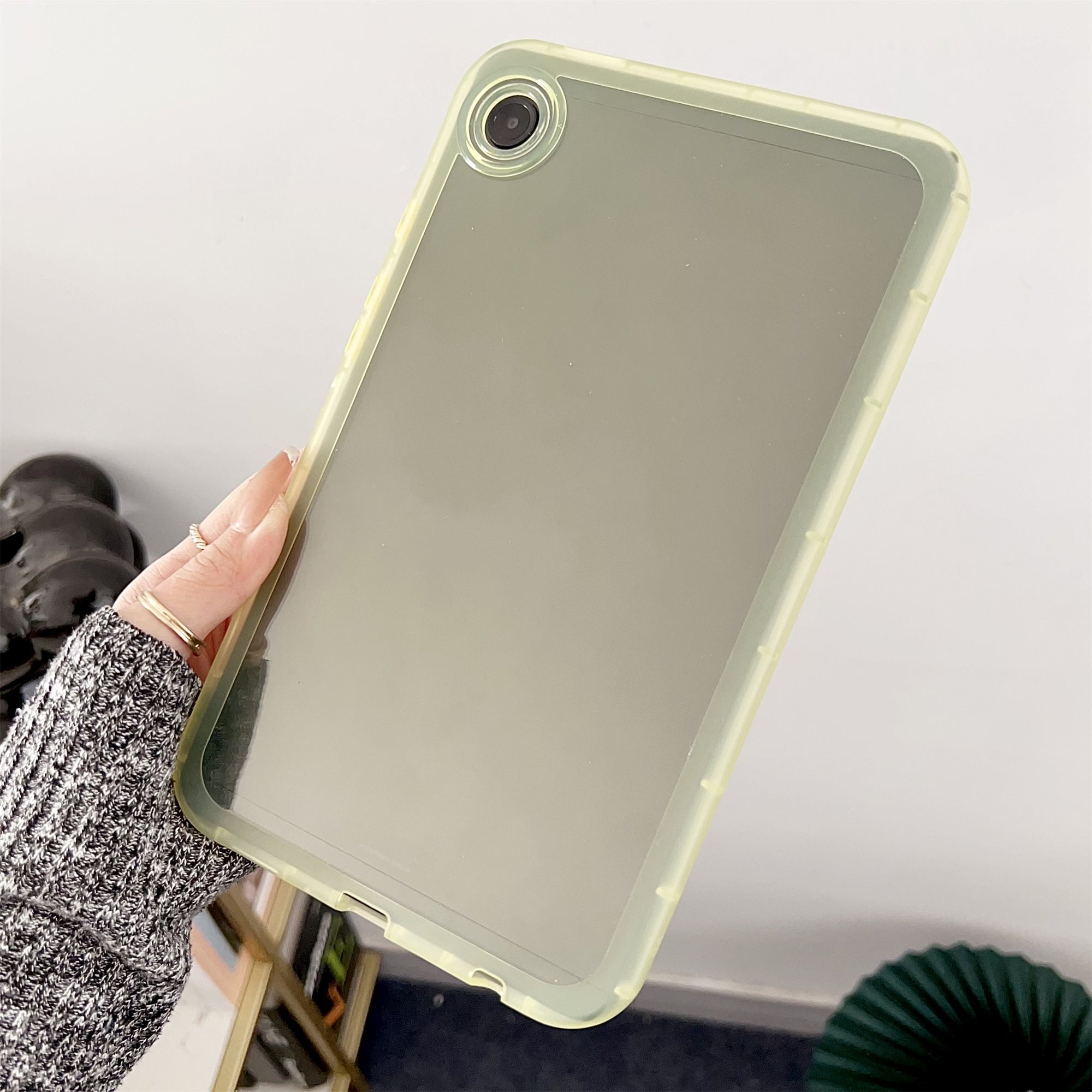 For Samsung Galaxy Tab A9+ Case Transparent Acrylic+TPU Tablet Cover
