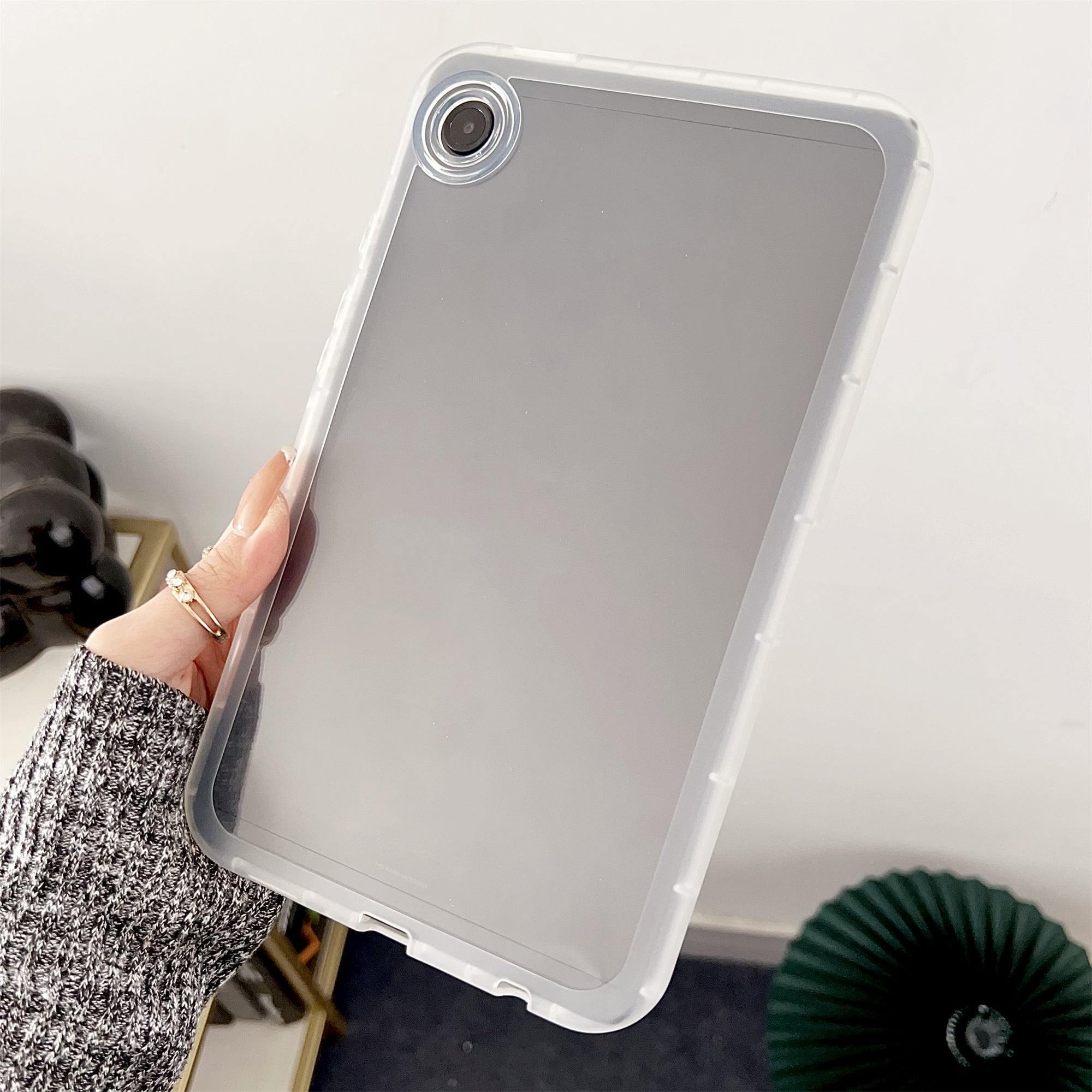 For Samsung Galaxy Tab A9+ Case Transparent Acrylic+TPU Tablet Cover