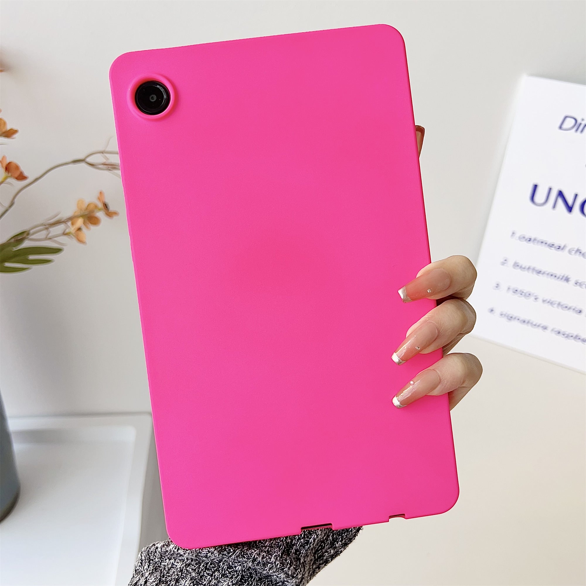 For Samsung Galaxy Tab A9 Case Rubberized TPU Tablet Cover Skin-friendly