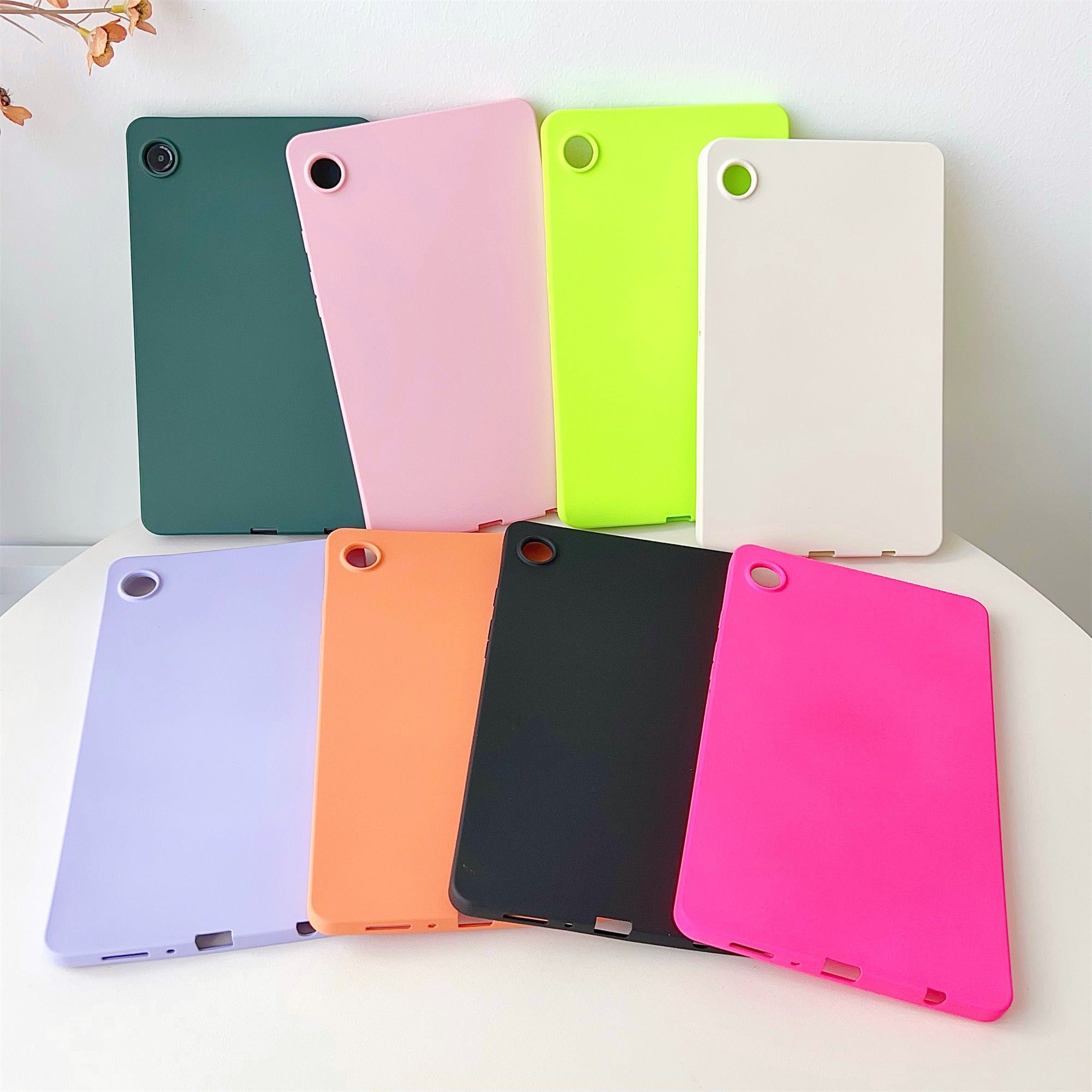 For Samsung Galaxy Tab A9+ Case Skin-touch TPU Shockproof Tablet Cover