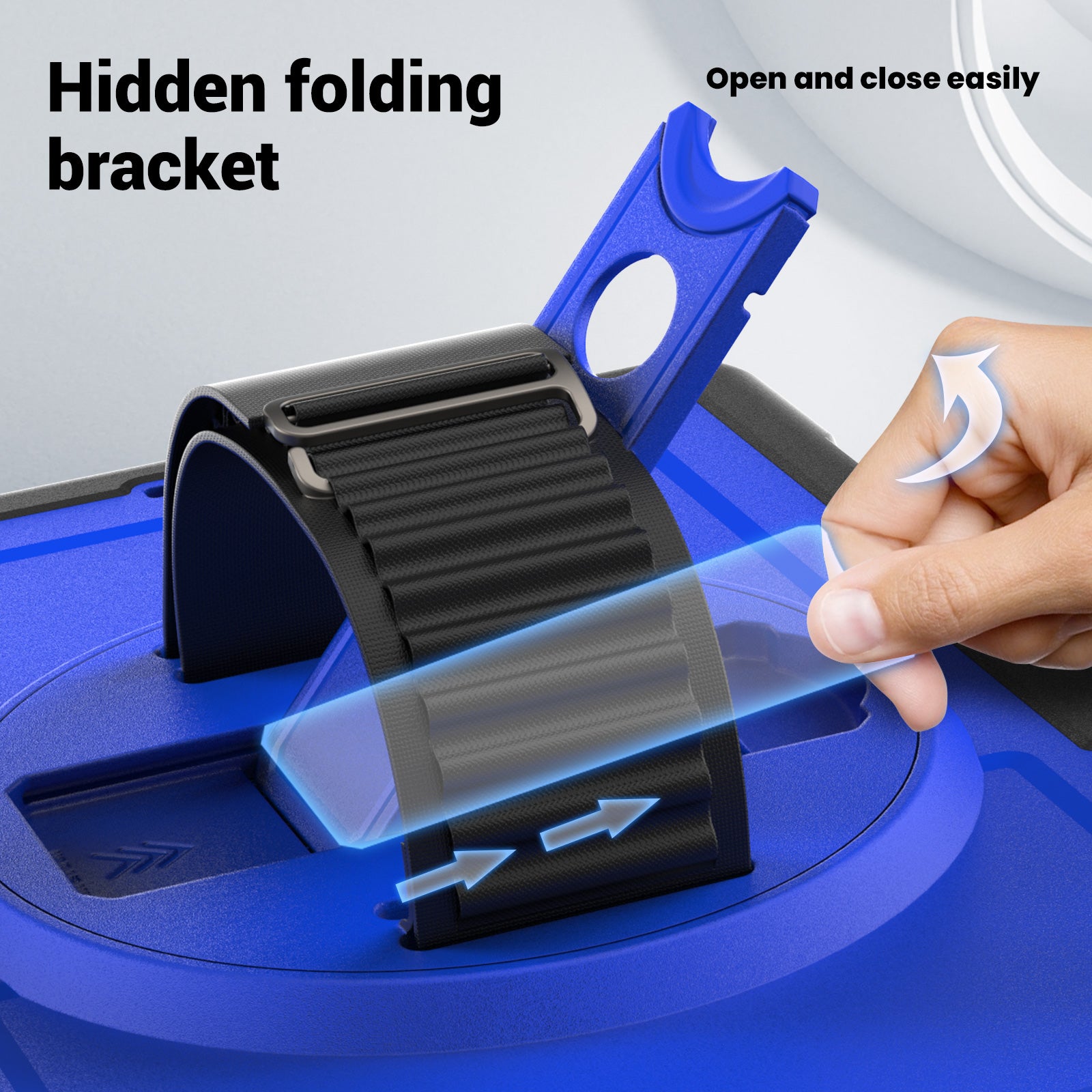 For iPad 10.2 (2019) / (2020)(2021) / iPad Pro 10.5-inch (2017) / iPad Air 10.5 inch (2019) Case Hand Strap Tablet Cover