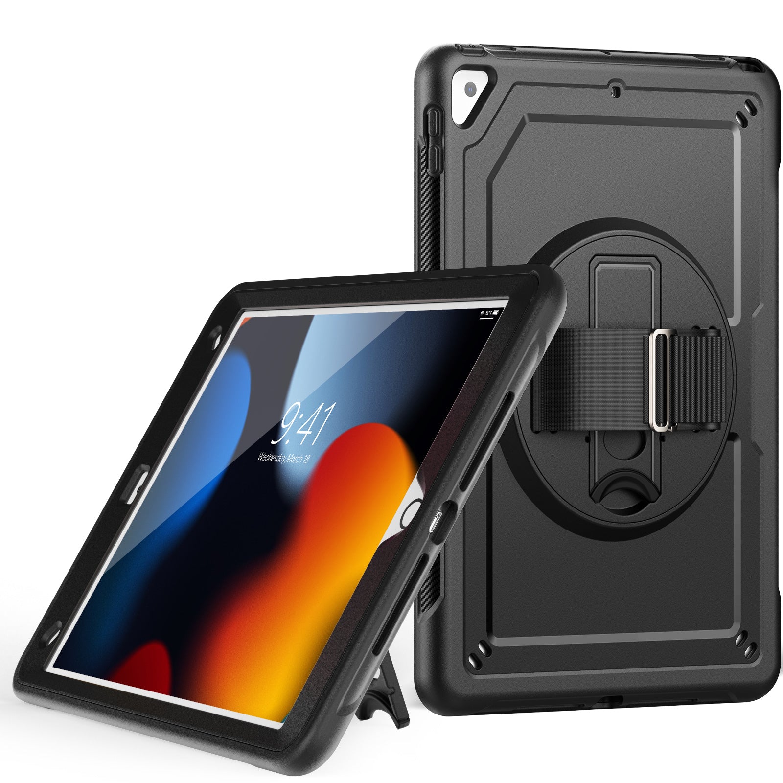 For iPad 10.2 (2019) / (2020)(2021) / iPad Pro 10.5-inch (2017) / iPad Air 10.5 inch (2019) Case Hand Strap Tablet Cover