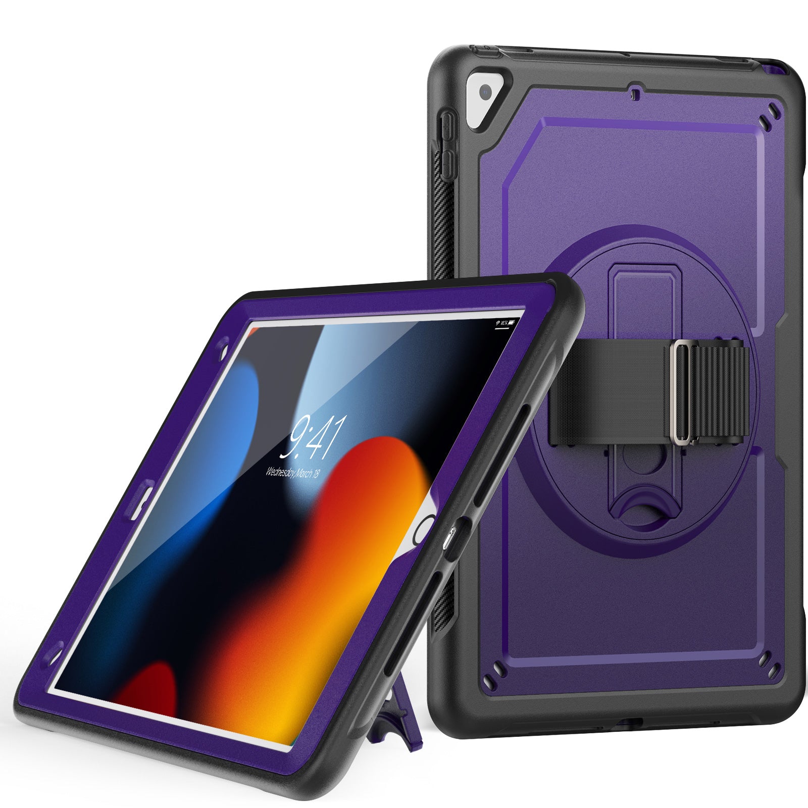 For iPad 10.2 (2019) / (2020)(2021) / iPad Pro 10.5-inch (2017) / iPad Air 10.5 inch (2019) Case Hand Strap Tablet Cover