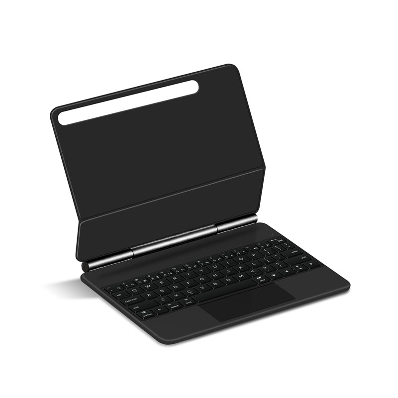 For Samsung Galaxy Tab S8 Leather Stand Cover + Wireless Trackpad Keyboard