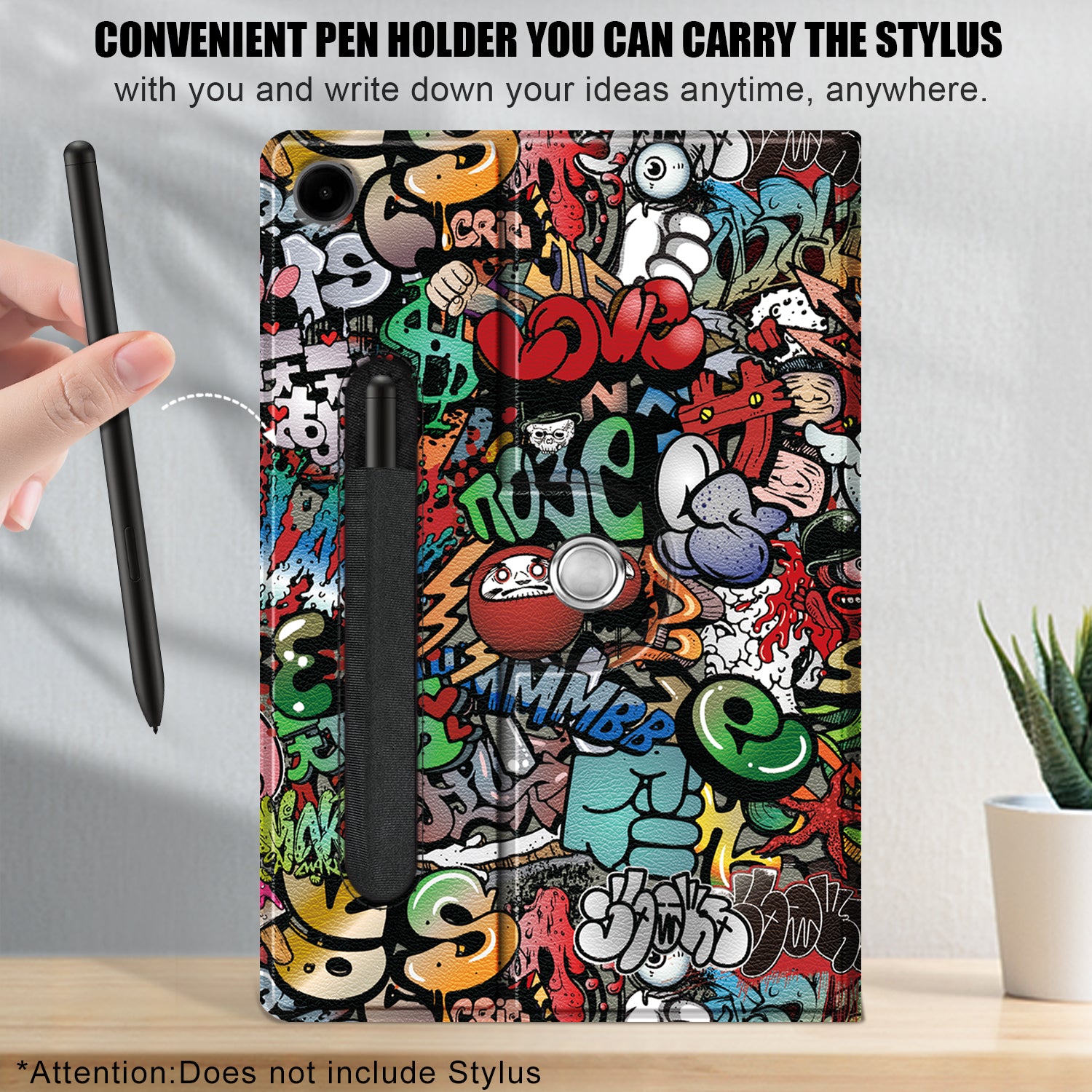 For Samsung Galaxy Tab A9+ SM-X210 SM-X216 SM-X218 Case Pattern Printing Leather Tablet Rotary Stand Cover