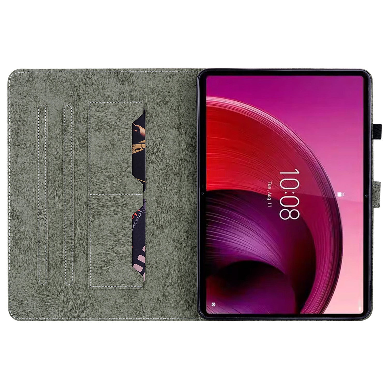 For Lenovo Tab M11 / Xiaoxin Pad 11 2024 Case Card Slots Leather Tablet Cover