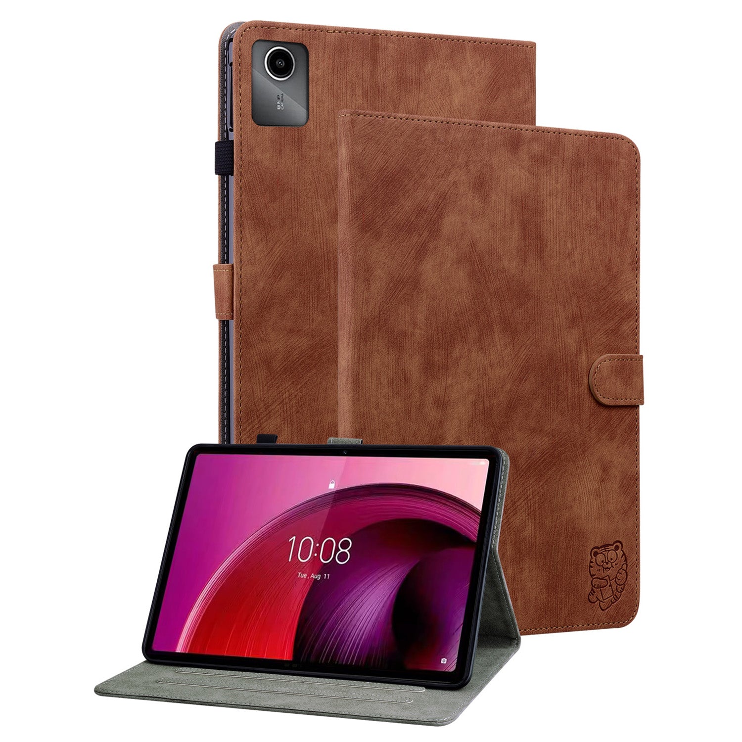 For Lenovo Tab M11 / Xiaoxin Pad 11 2024 Case Card Slots Leather Tablet Cover