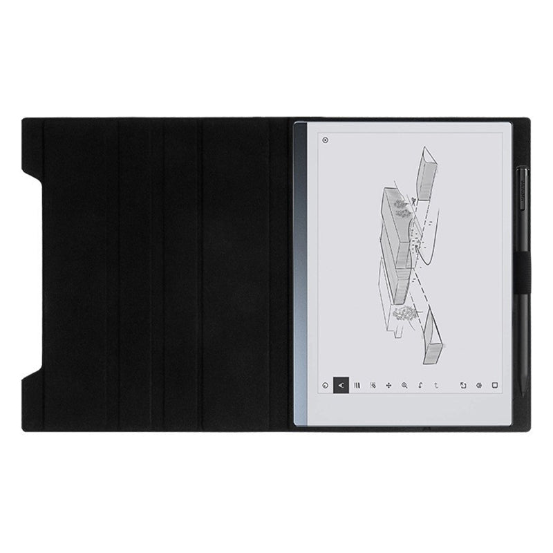 For Remarkable 2 E-Reader Case PU Leather+PC Anti-scratch Stand Cover