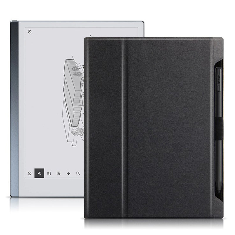 For Remarkable 2 E-Reader Case PU Leather+PC Anti-scratch Stand Cover