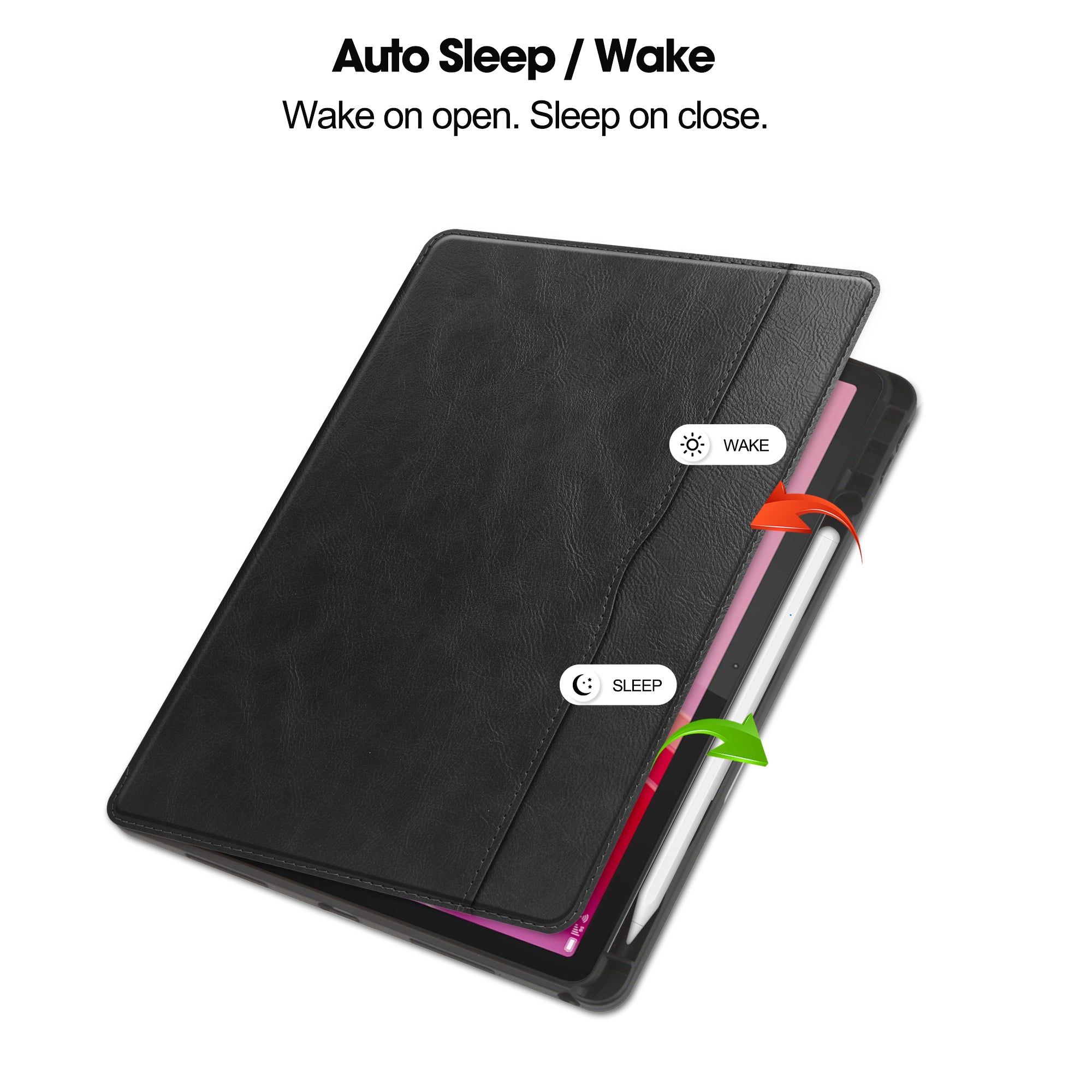 For Lenovo Tab M11 / Xiaoxin Pad 11 2024 Case Shockproof Leather Auto Wake / Sleep Tablet Stand Cover