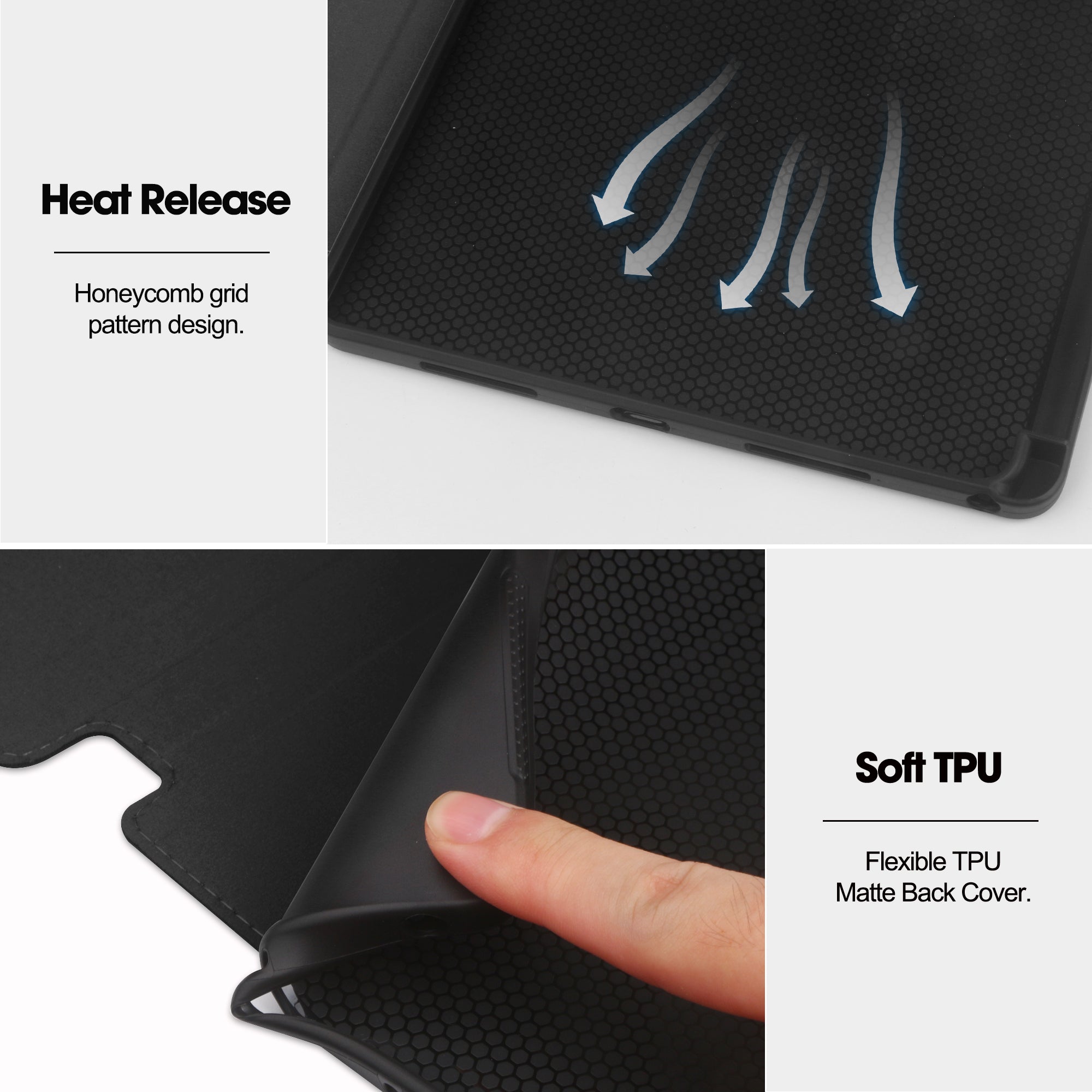For Lenovo Tab M11 / Xiaoxin Pad 11 2024 Case Shockproof Leather Auto Wake / Sleep Tablet Stand Cover