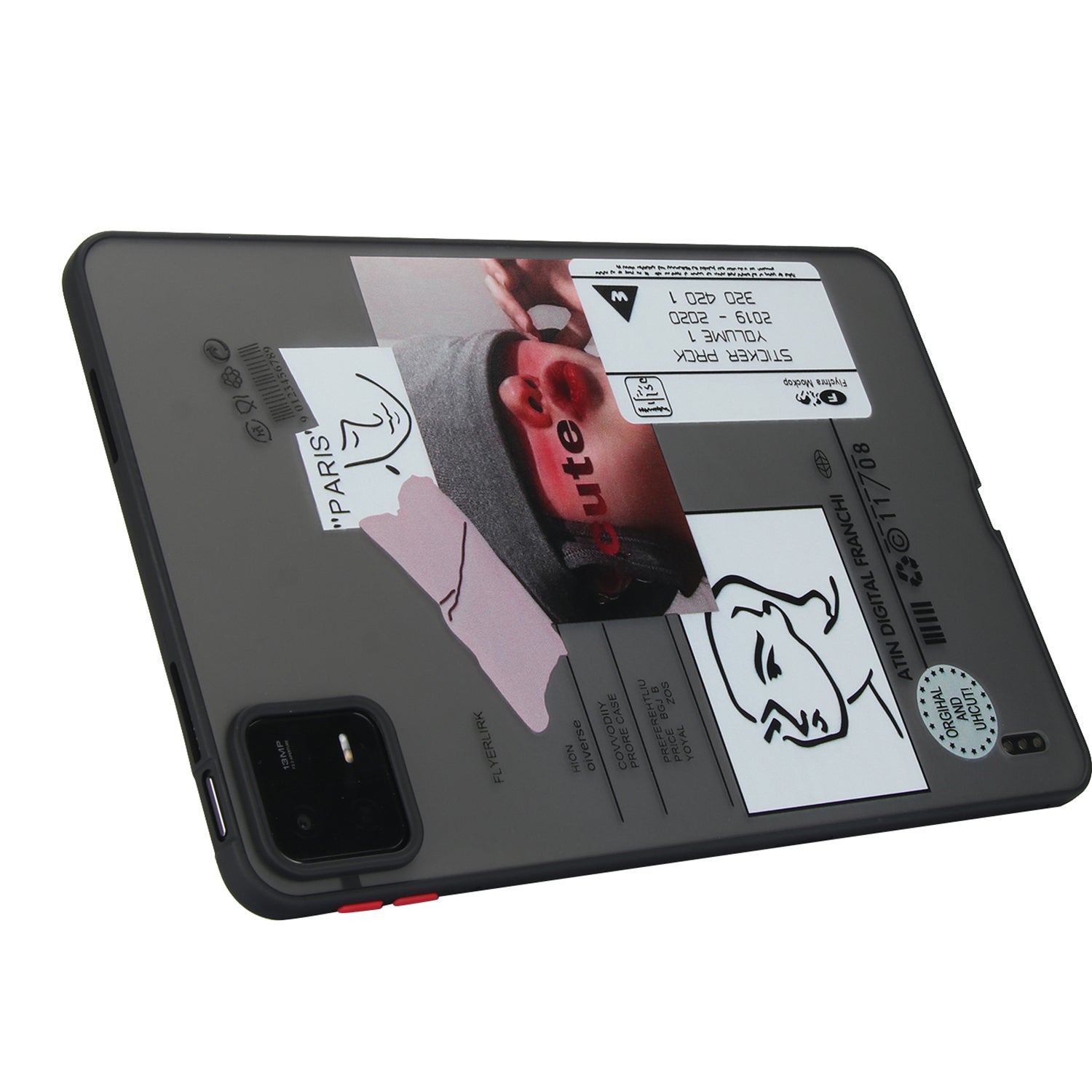 For Xiaomi Pad 6 / Pad 6 Pro Pattern Case PC+TPU Shockproof Protective Tablet Cover