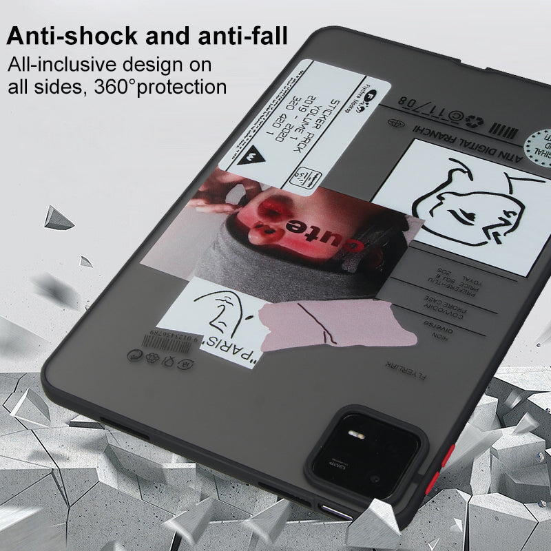 For Xiaomi Pad 6 / Pad 6 Pro Pattern Case PC+TPU Shockproof Protective Tablet Cover
