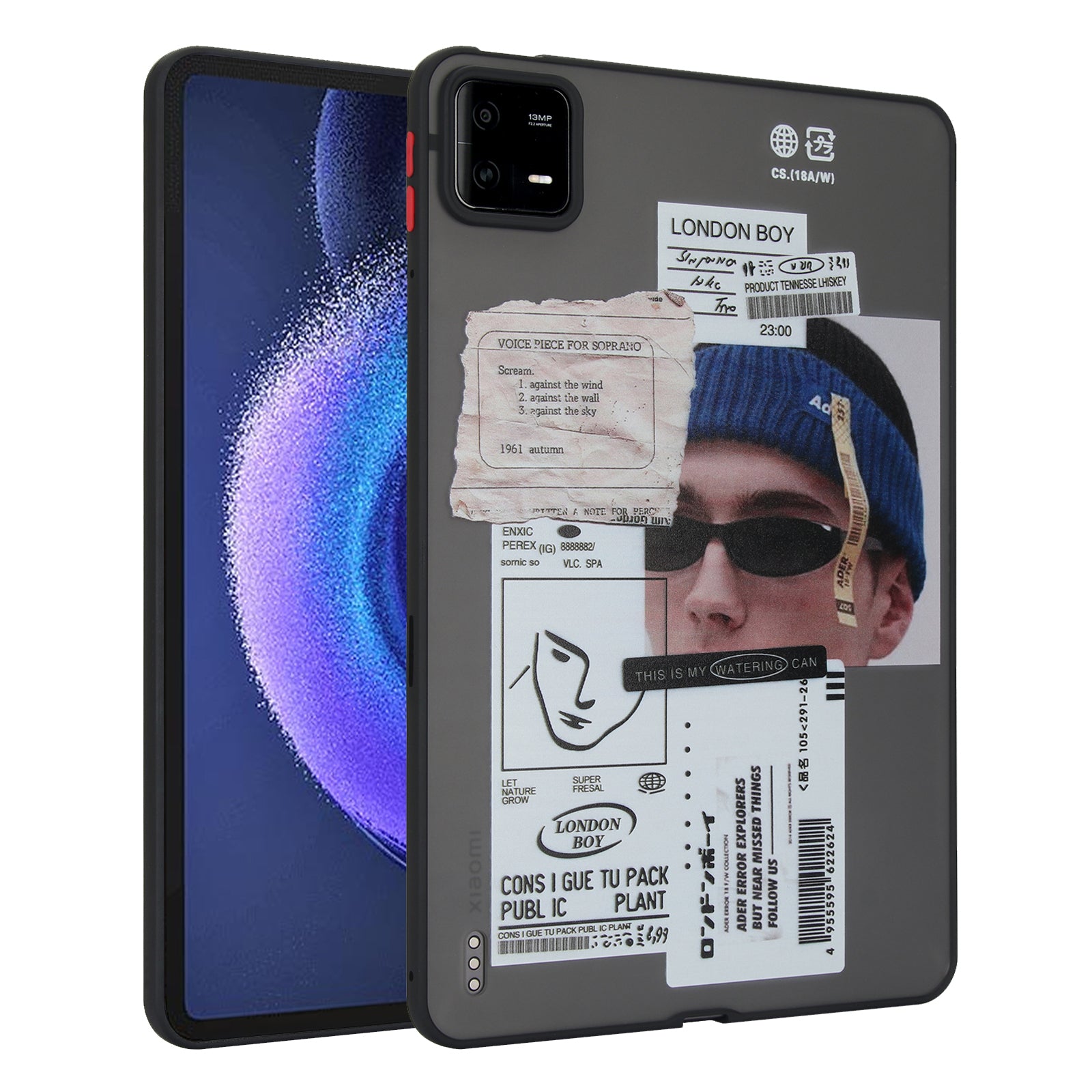 For Xiaomi Pad 6 / Pad 6 Pro Pattern Case PC+TPU Shockproof Protective Tablet Cover