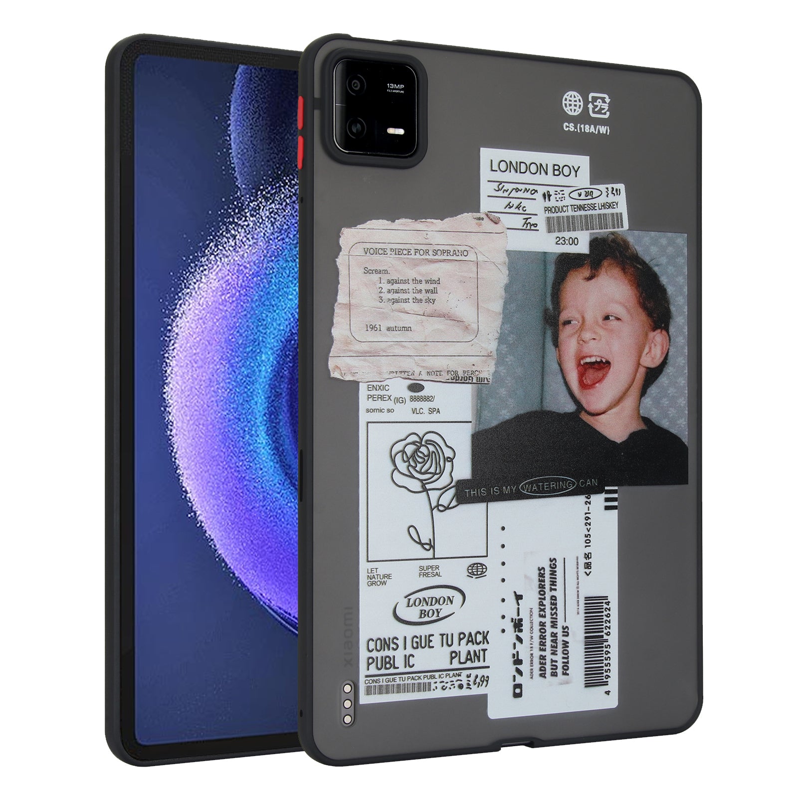 For Xiaomi Pad 6 / Pad 6 Pro Pattern Case PC+TPU Shockproof Protective Tablet Cover