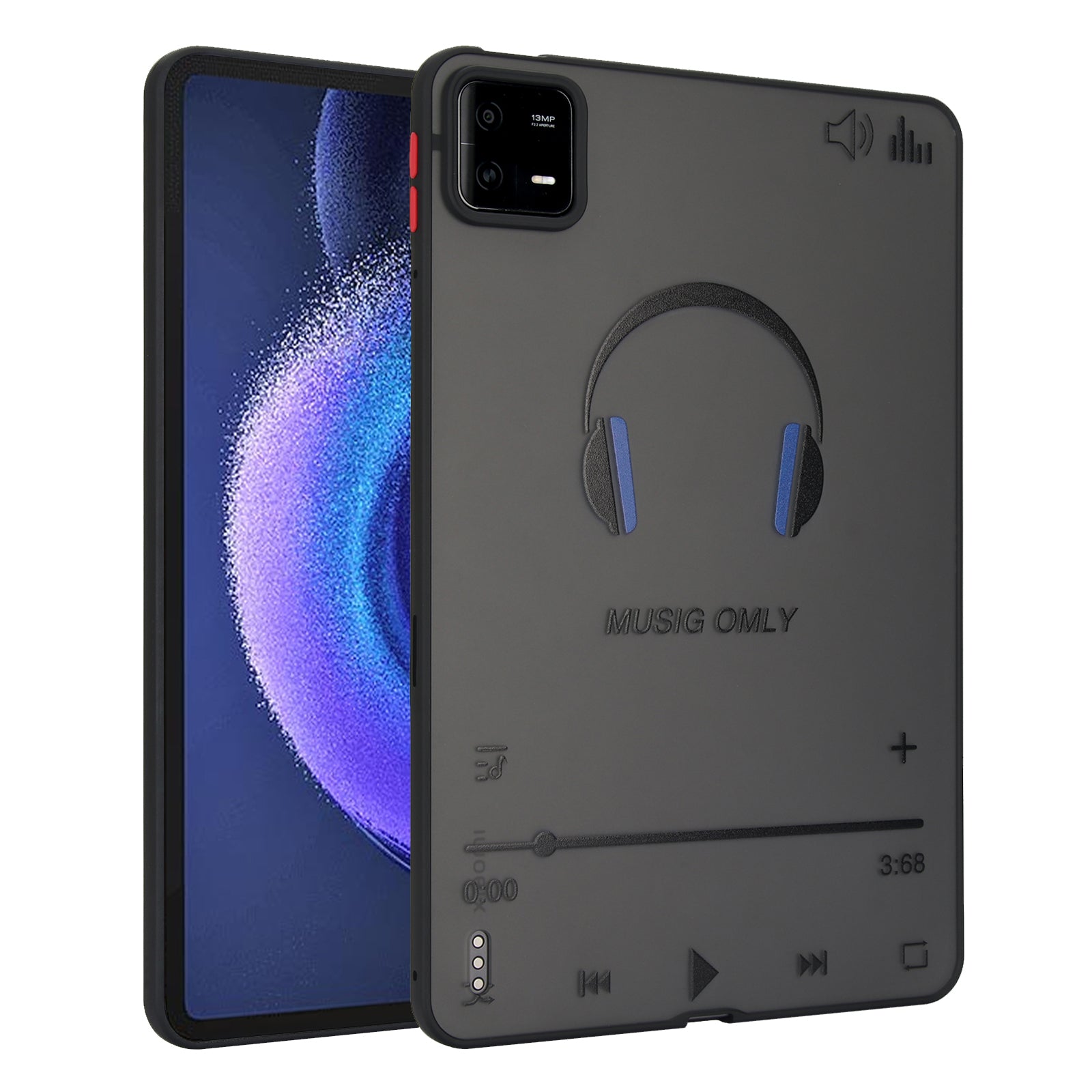 For Xiaomi Pad 6 / Pad 6 Pro Pattern Case PC+TPU Shockproof Protective Tablet Cover