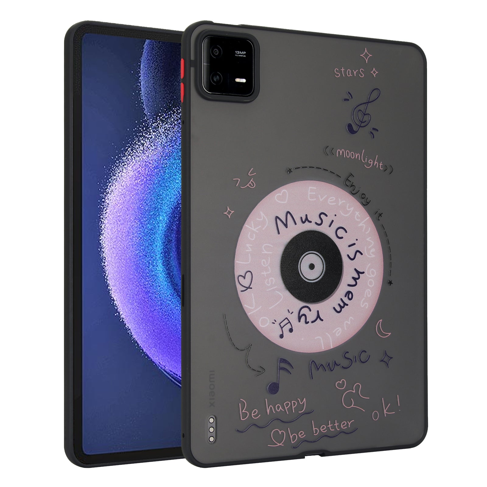 For Xiaomi Pad 6 / Pad 6 Pro Pattern Case PC+TPU Shockproof Protective Tablet Cover
