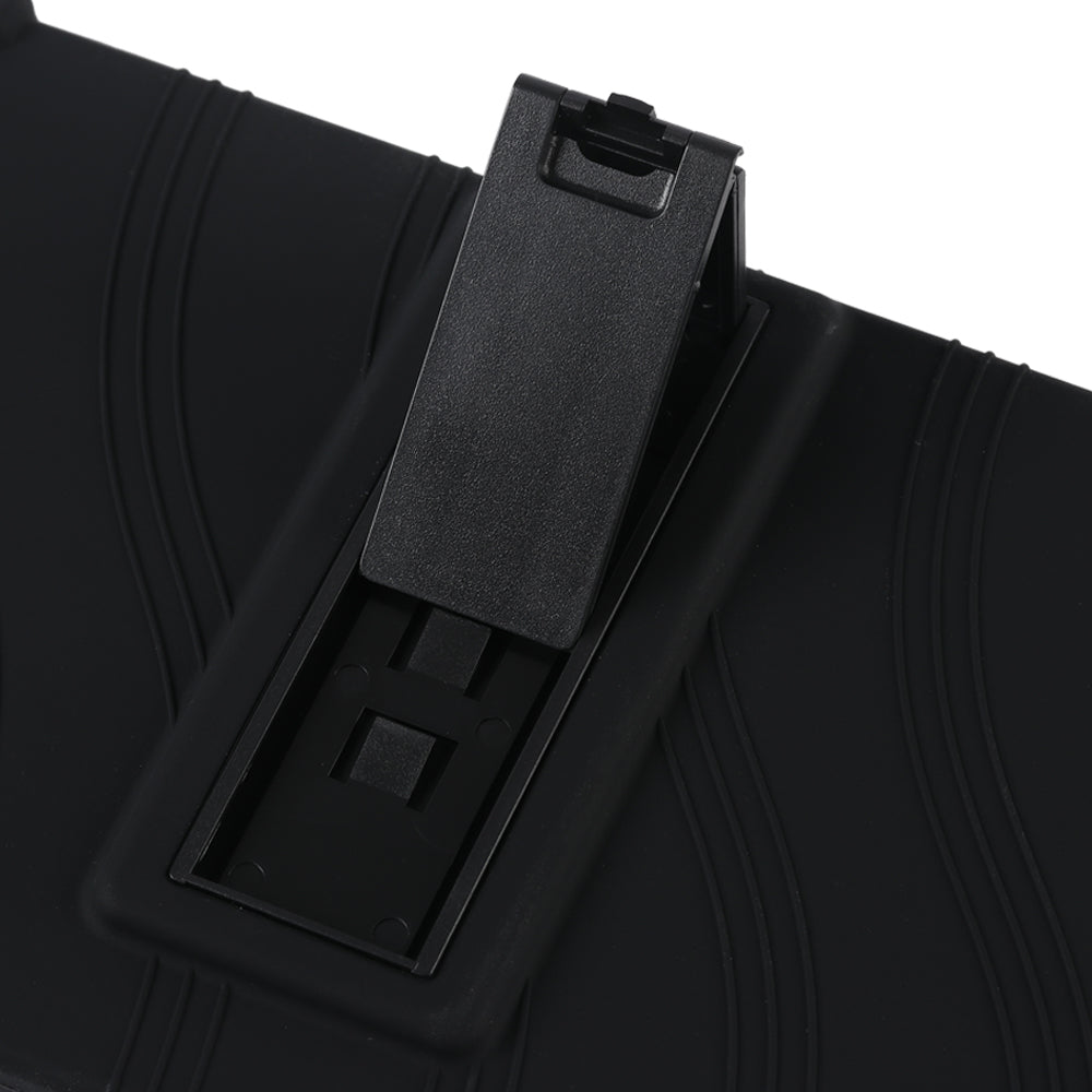 For Blackview Tab 60 Silicone Tablet Case Scratch-resistant Back Cover with PC Kickstand