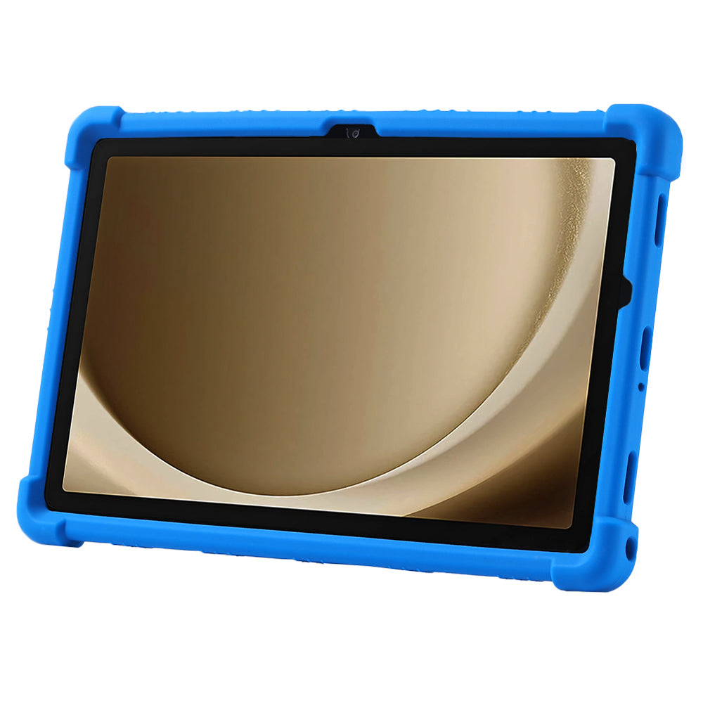 For Samsung Galaxy Tab A9+ Case PC Kickstand Anti-scratch Soft Silicone Tablet Cover