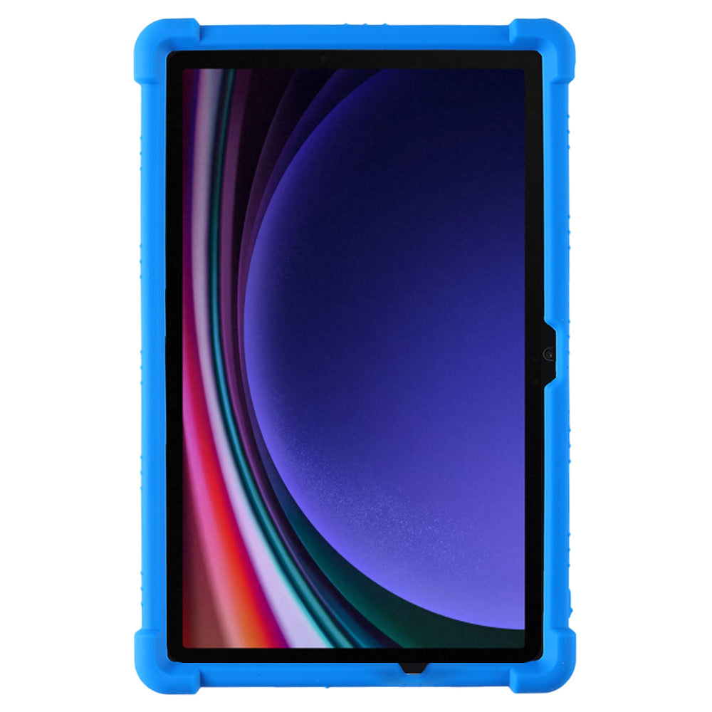 For Samsung Galaxy Tab S9 / S9 FE Tablet Cover Adjustable Kickstand Anti-drop Silicone Case