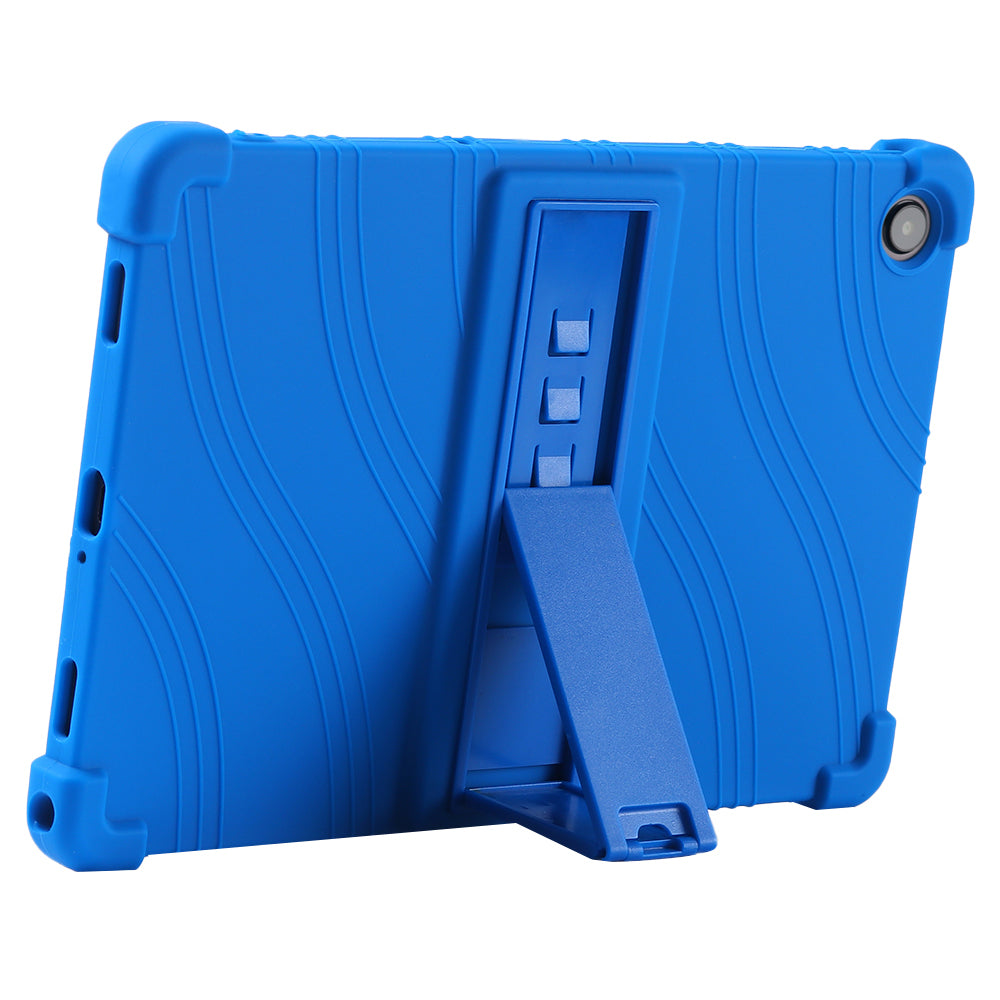 For Samsung Galaxy Tab S9 / S9 FE Tablet Cover Adjustable Kickstand Anti-drop Silicone Case