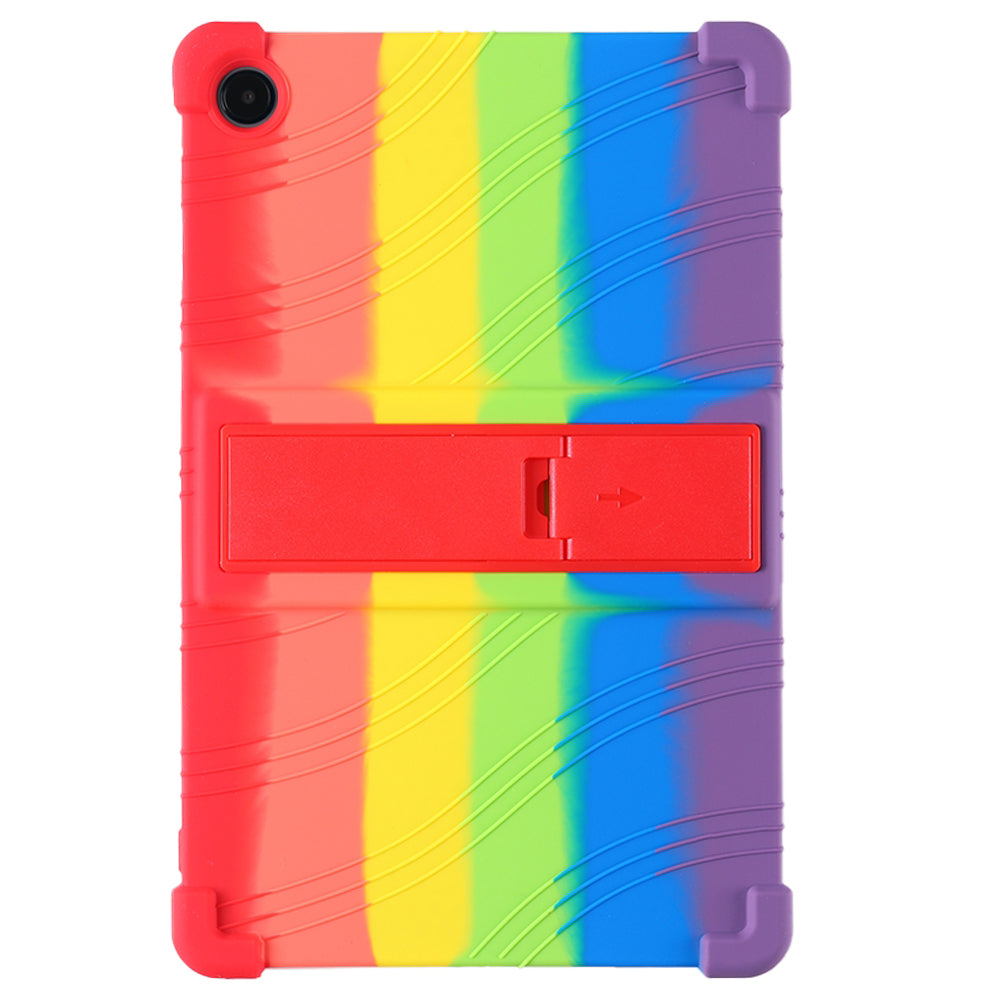 For Samsung Galaxy Tab S9 / S9 FE Tablet Cover Adjustable Kickstand Anti-drop Silicone Case