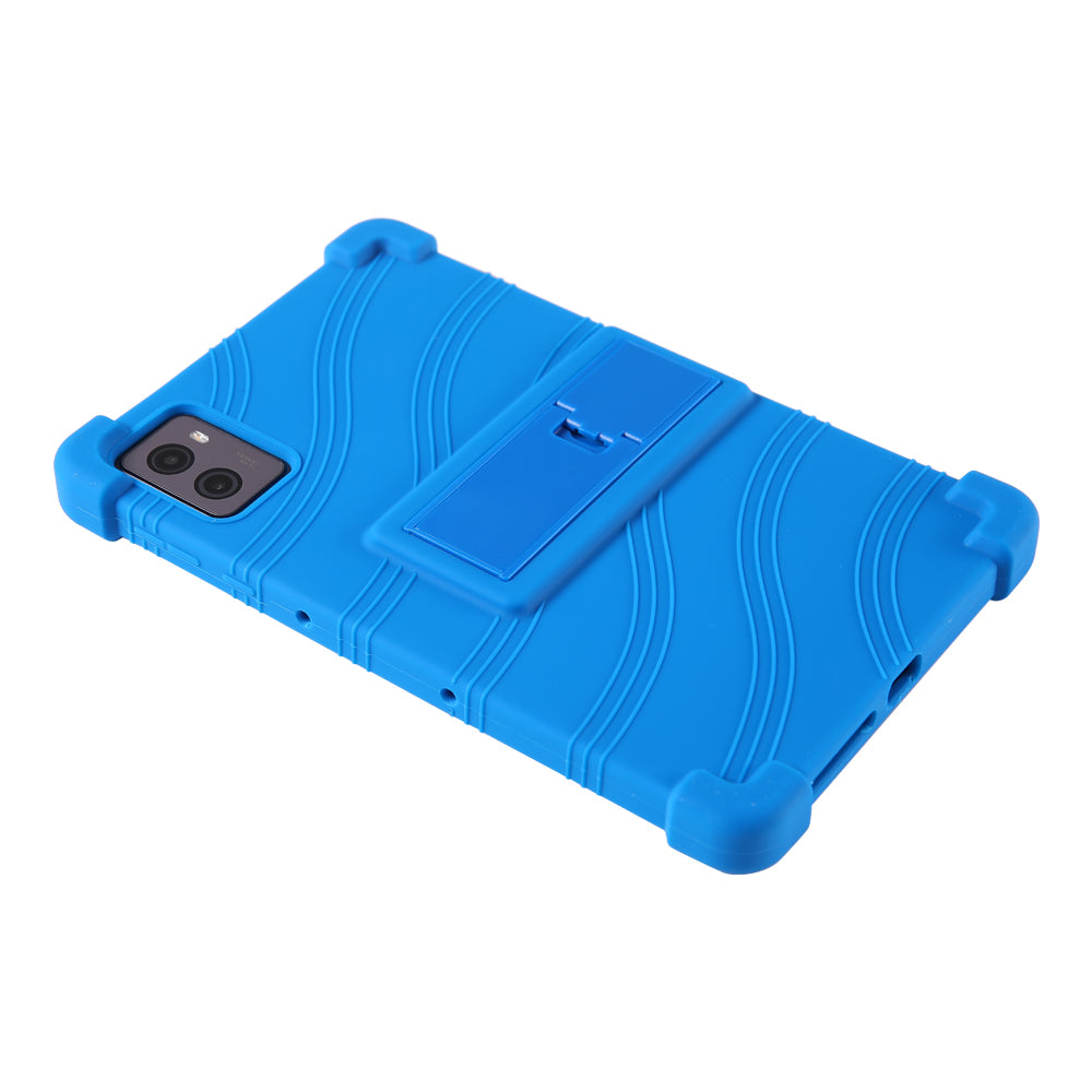 For Lenovo Legion Y700 (2023) Silicone Case Four Corners Protective Kickstand Cover
