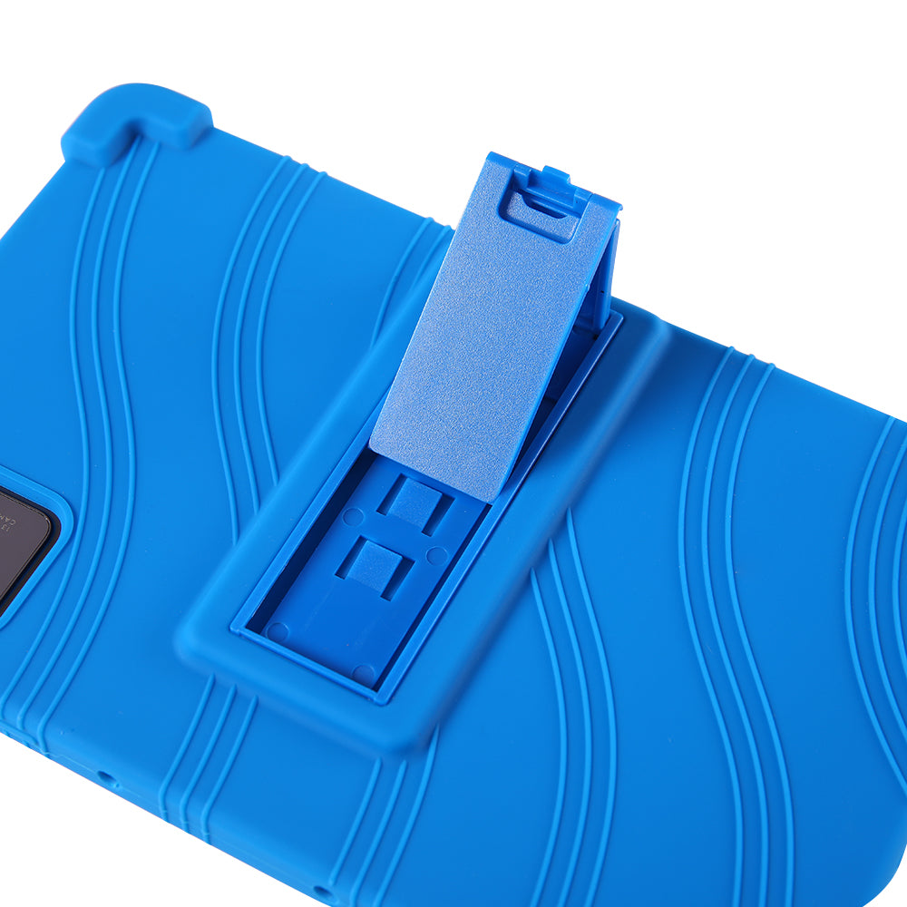 For Lenovo Legion Y700 (2023) Silicone Case Four Corners Protective Kickstand Cover