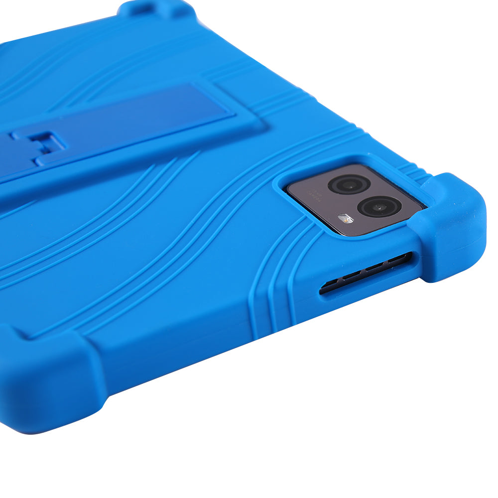 For Lenovo Legion Y700 (2023) Silicone Case Four Corners Protective Kickstand Cover
