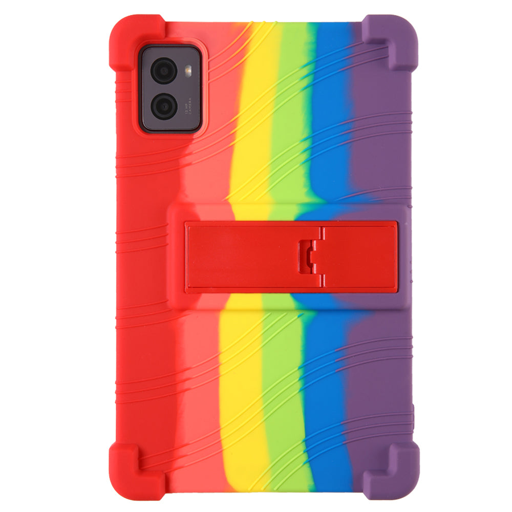 For Lenovo Legion Y700 (2023) Silicone Case Four Corners Protective Kickstand Cover