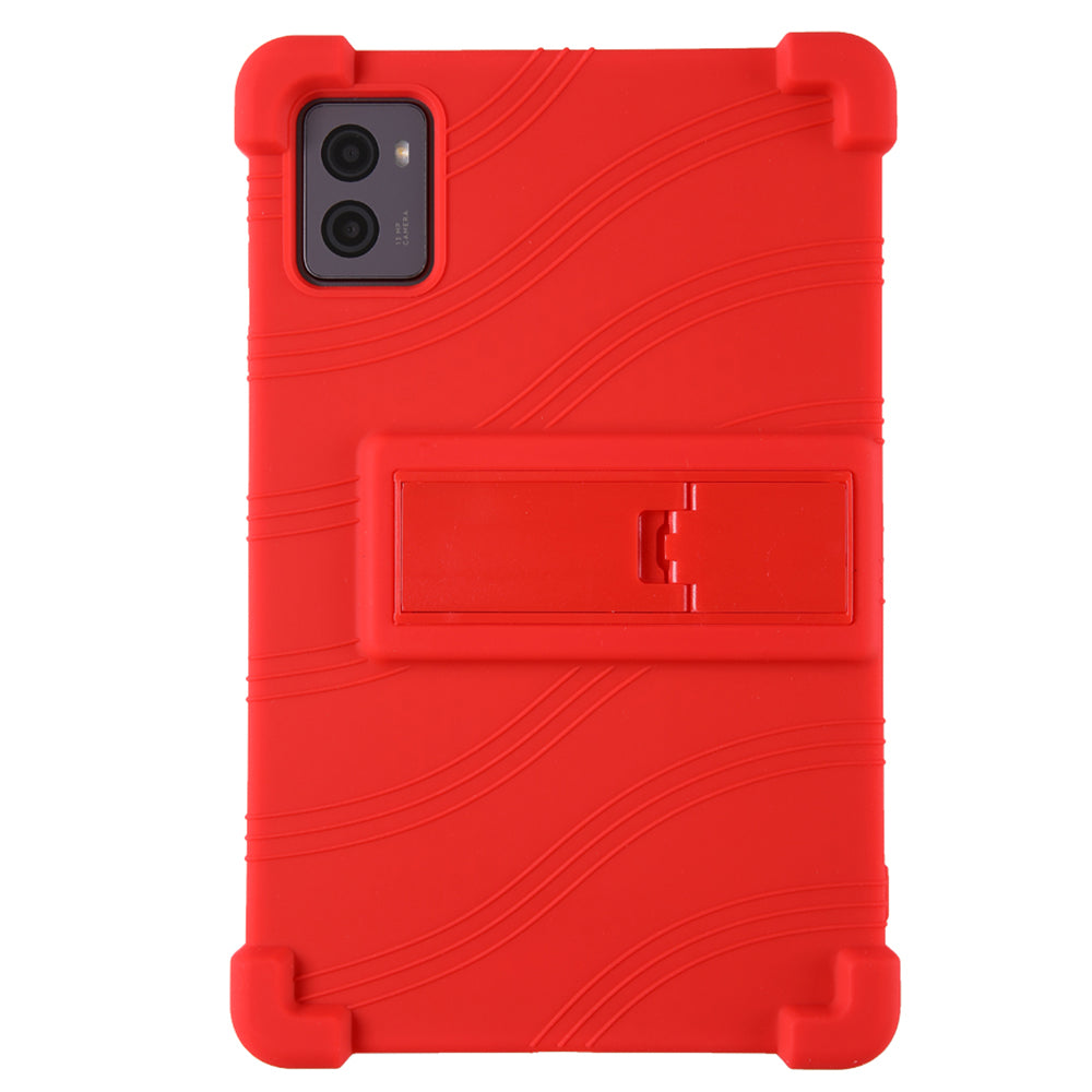 For Lenovo Legion Y700 (2023) Silicone Case Four Corners Protective Kickstand Cover