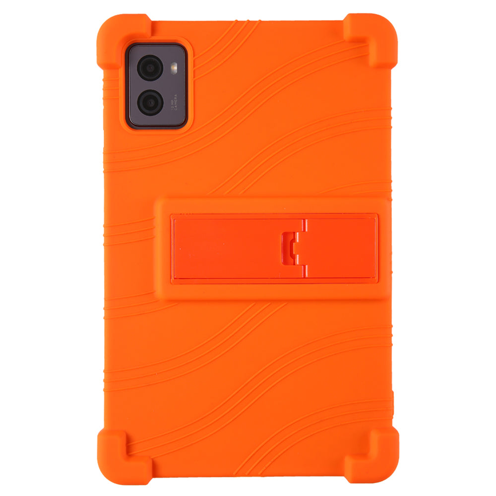 For Lenovo Legion Y700 (2023) Silicone Case Four Corners Protective Kickstand Cover