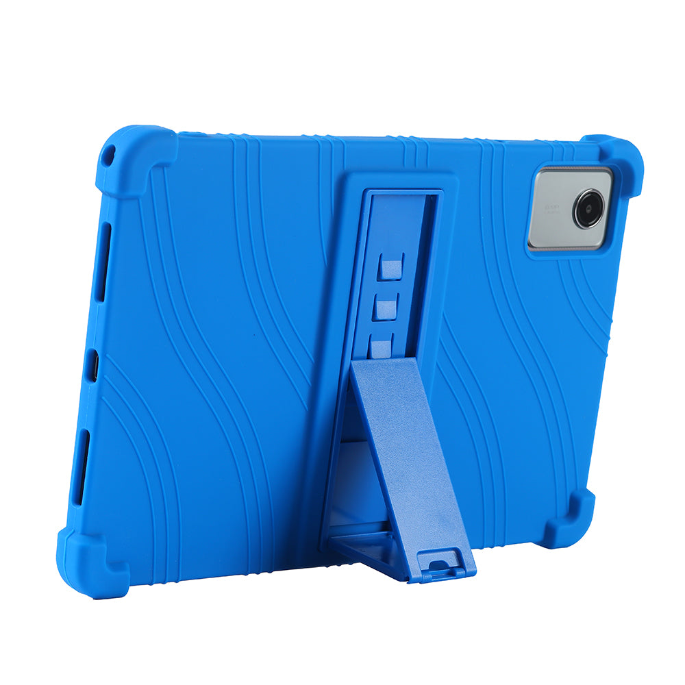 For Lenovo Tab M11 / Xiaoxin Pad 11 2024 Kickstand Case Reinforced Corners Silicone Cover