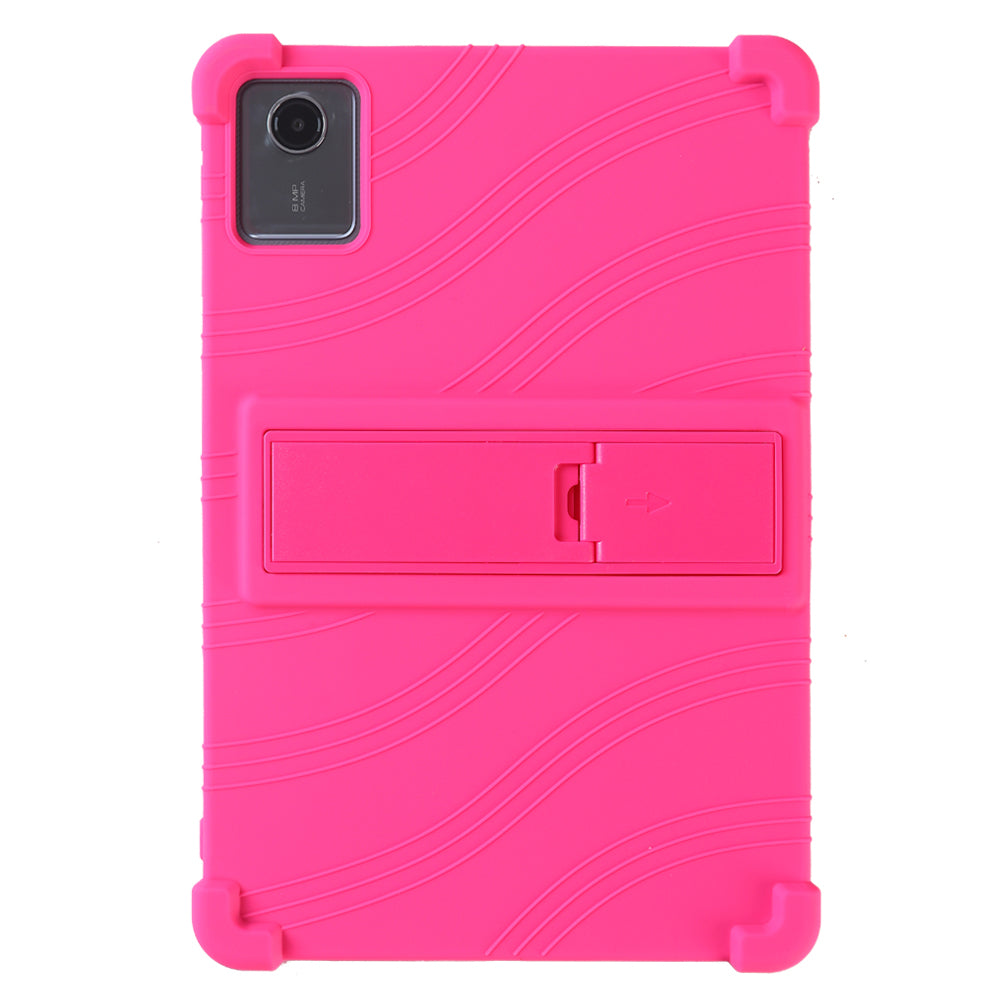 For Lenovo Tab M11 / Xiaoxin Pad 11 2024 Kickstand Case Reinforced Corners Silicone Cover