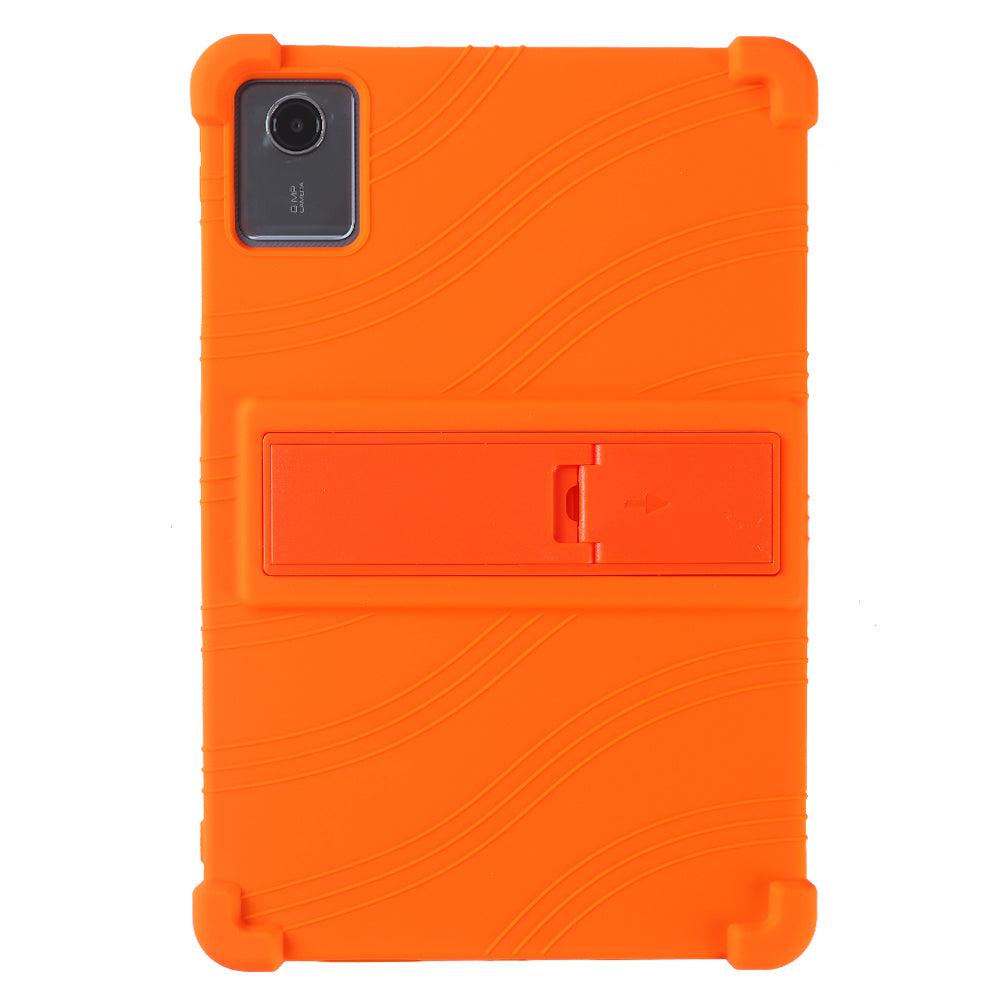 For Lenovo Tab M11 / Xiaoxin Pad 11 2024 Kickstand Case Reinforced Corners Silicone Cover