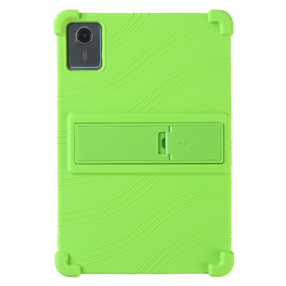 For Lenovo Tab M11 / Xiaoxin Pad 11 2024 Kickstand Case Reinforced Corners Silicone Cover