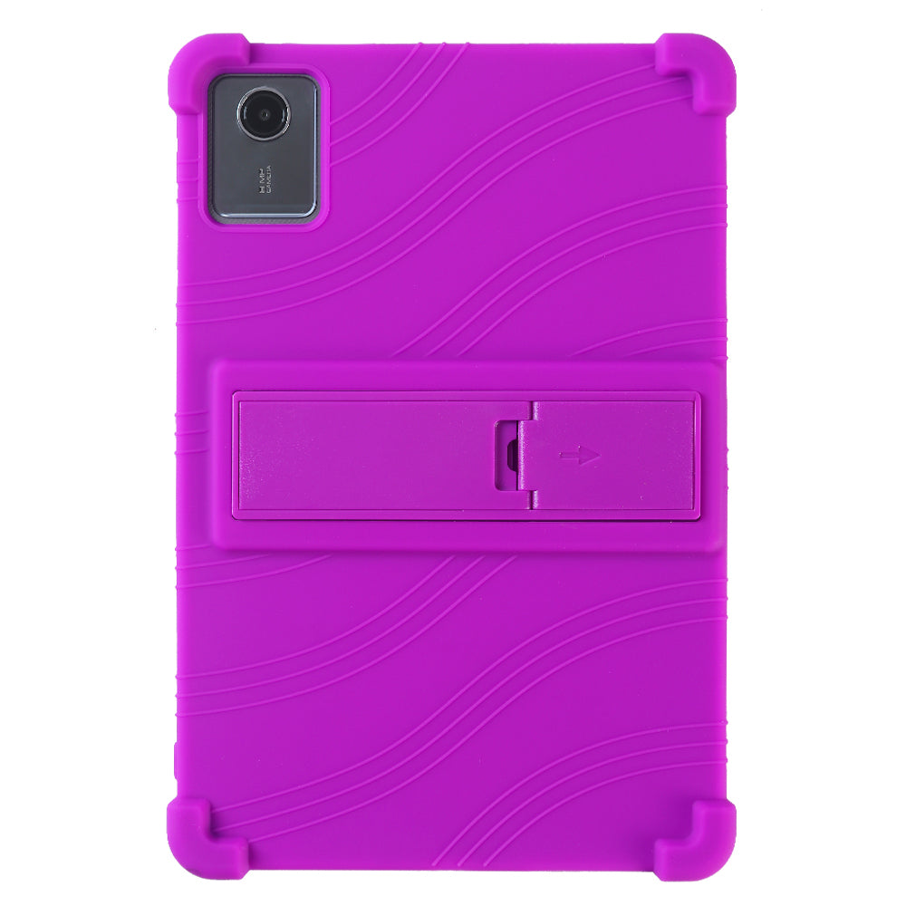 For Lenovo Tab M11 / Xiaoxin Pad 11 2024 Kickstand Case Reinforced Corners Silicone Cover