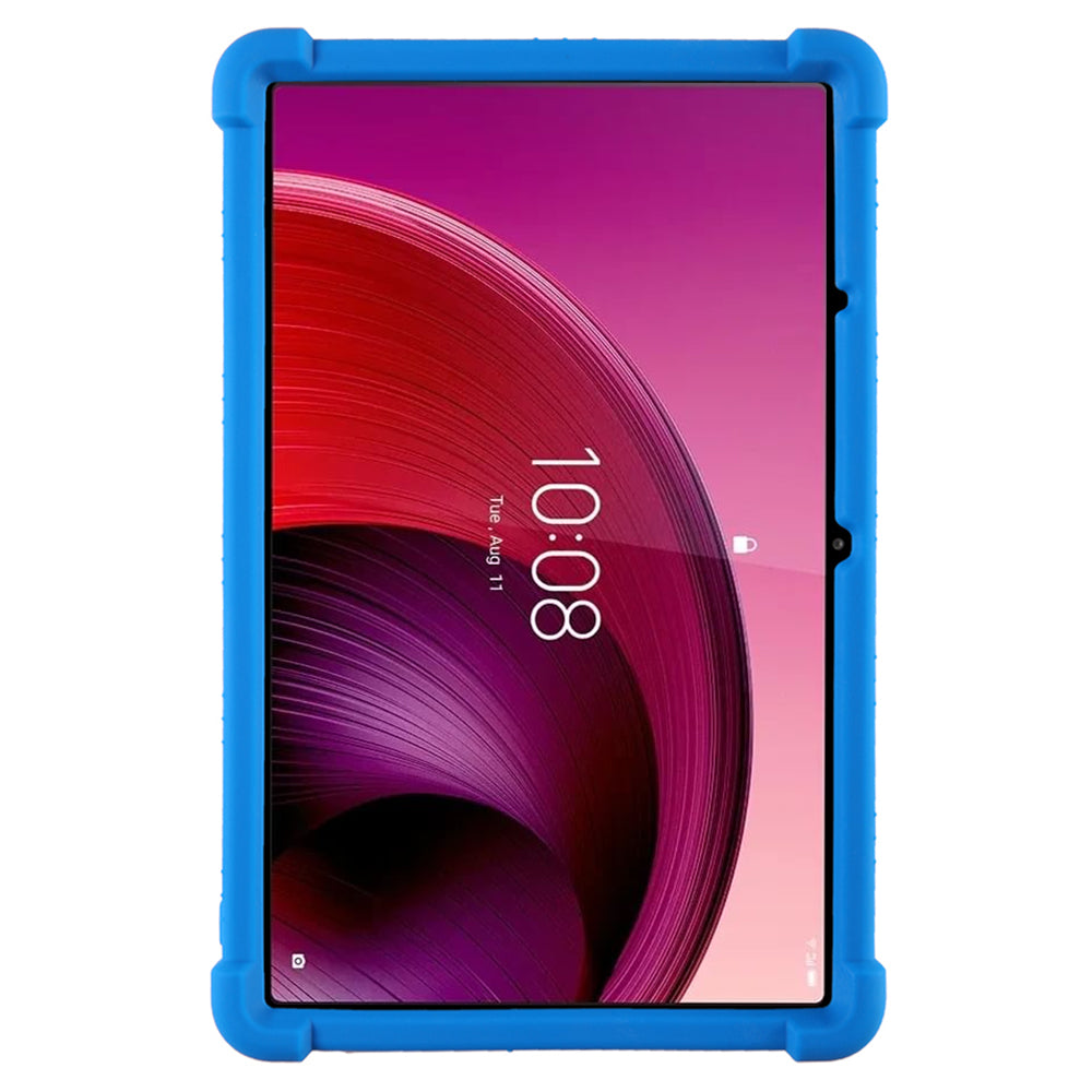 For Lenovo Tab M10 5G Silicone Protective Case Folding Kickstand Tablet Anti-drop Cover