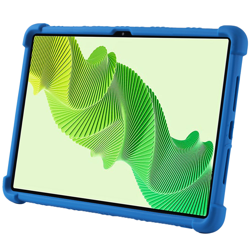For Realme Pad 2 Case Thicken 4 Corners Drop-proof Silicone Tablet Cover with Folding Kickstand