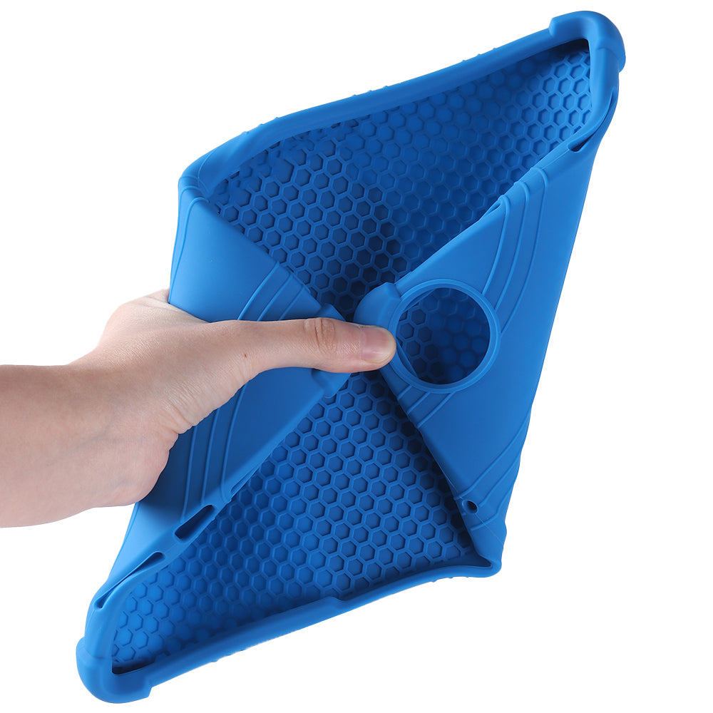 For Realme Pad 2 Case Thicken 4 Corners Drop-proof Silicone Tablet Cover with Folding Kickstand