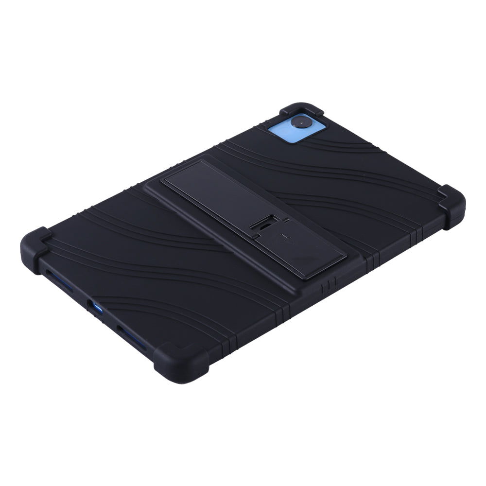 For Realme Pad X Tablet Case Shockproof Silicone Cover with Adjustable Kickstand