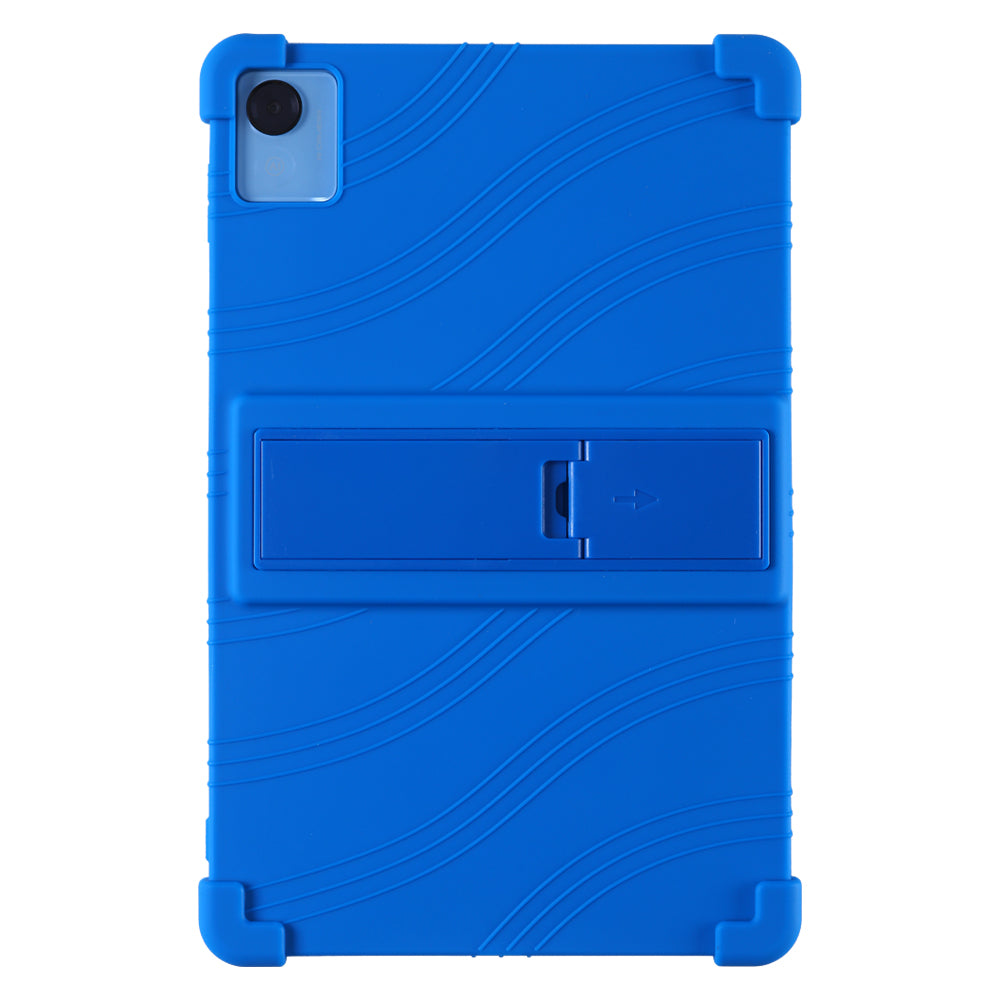 For Realme Pad X Tablet Case Shockproof Silicone Cover with Adjustable Kickstand