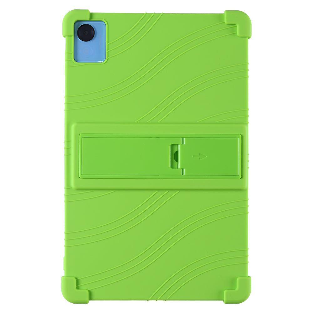 For Realme Pad X Tablet Case Shockproof Silicone Cover with Adjustable Kickstand