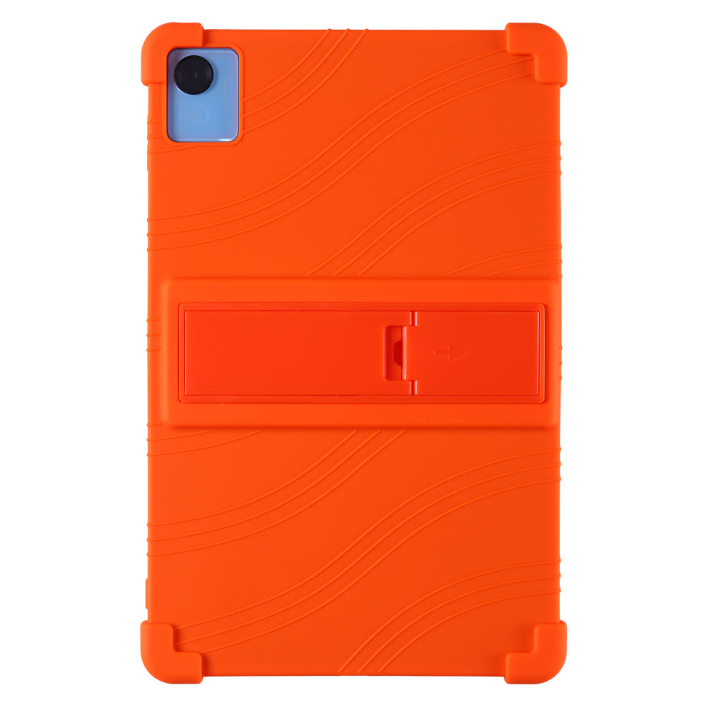 For Realme Pad X Tablet Case Shockproof Silicone Cover with Adjustable Kickstand