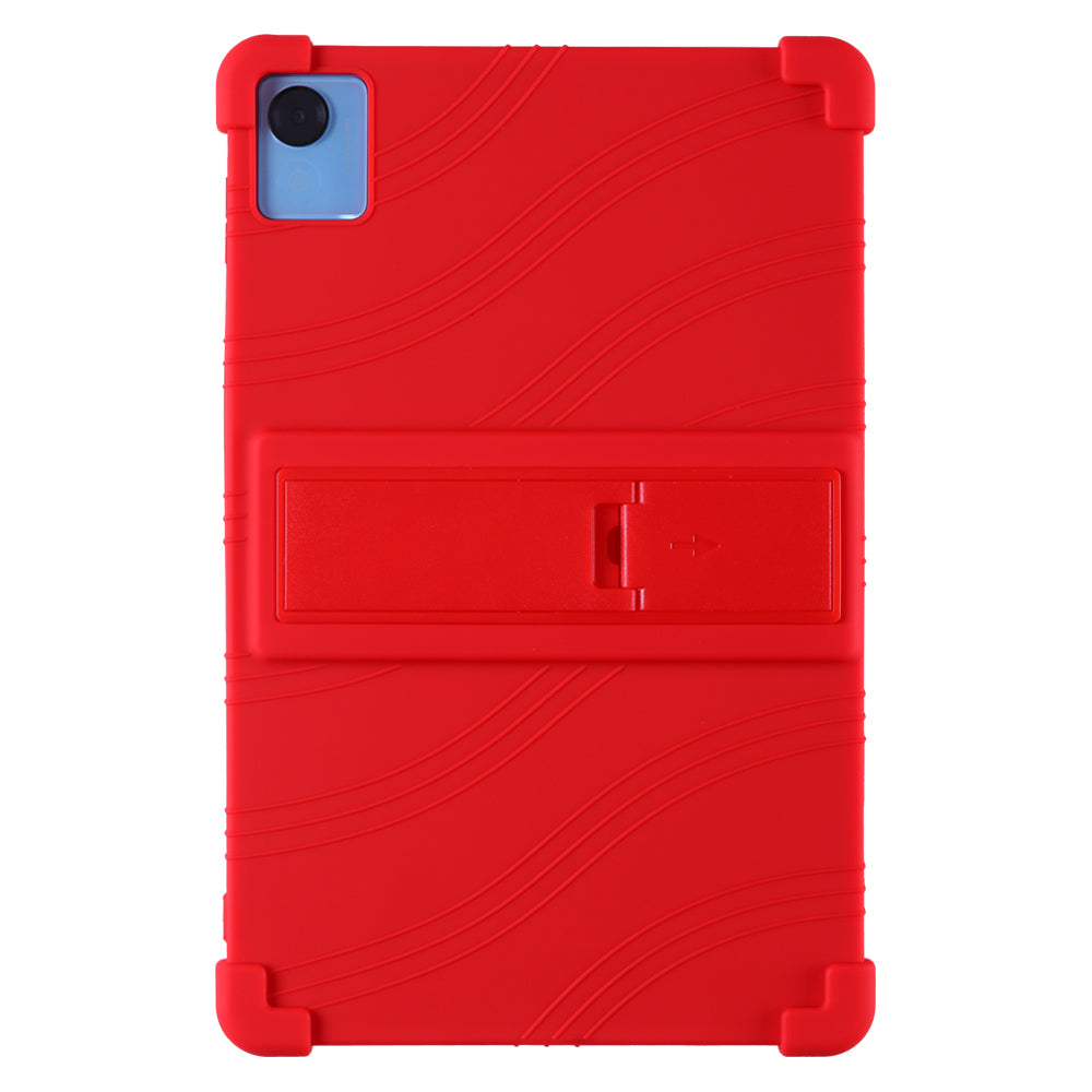 For Realme Pad X Tablet Case Shockproof Silicone Cover with Adjustable Kickstand