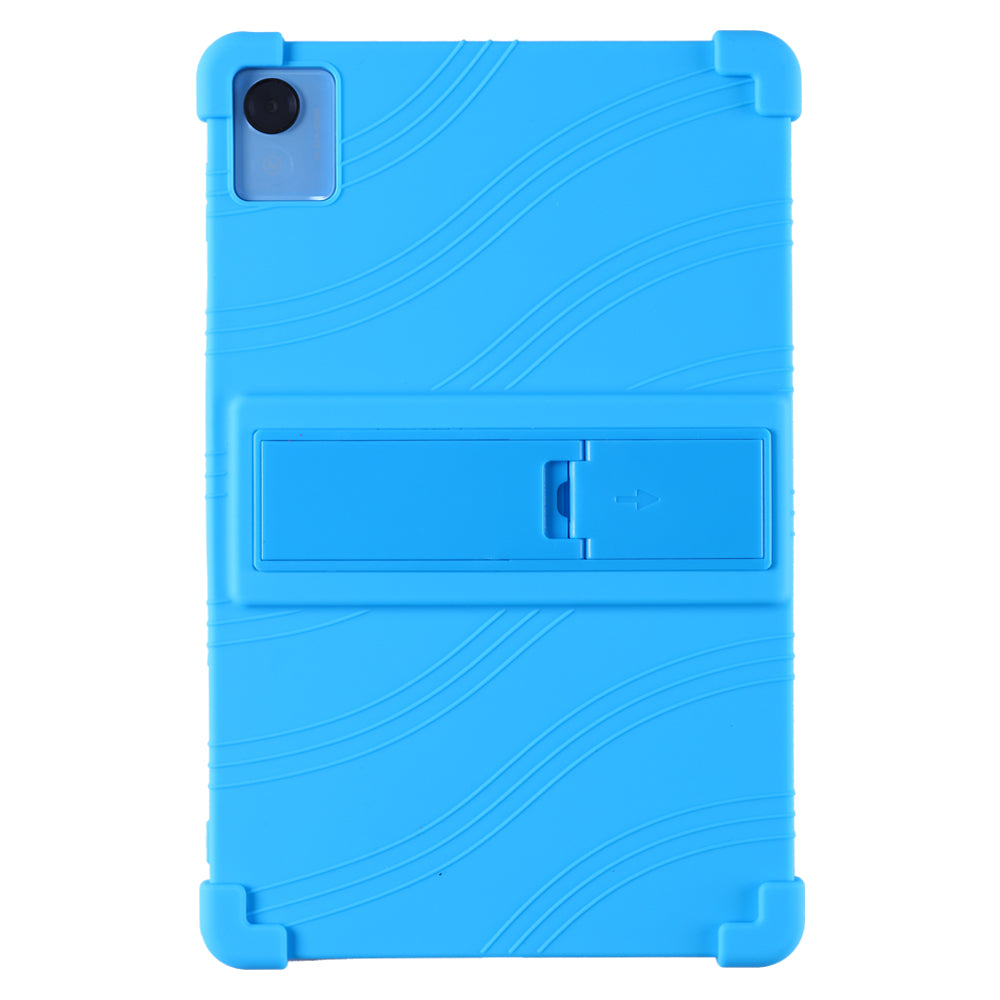 For Realme Pad X Tablet Case Shockproof Silicone Cover with Adjustable Kickstand